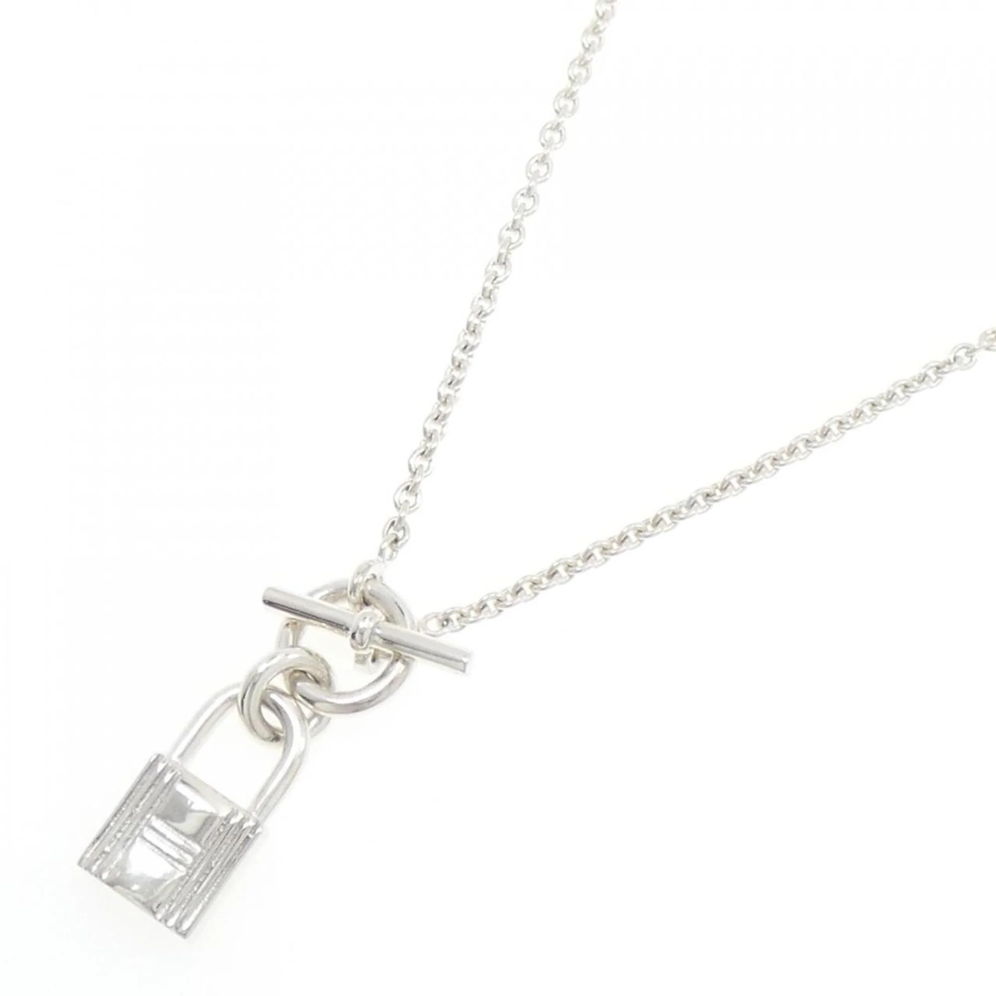 Amulet Padlock Pendant Necklace Sterling Silver - Image 2