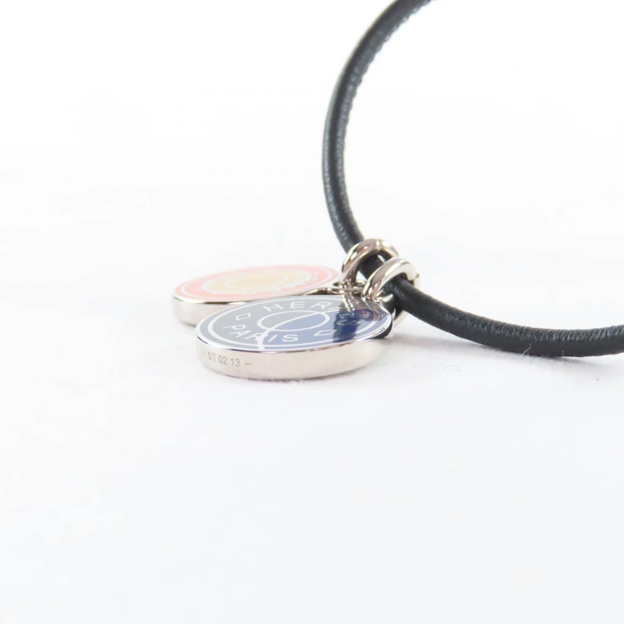 Eclipse Pendant Necklace Blue and Orange - Image 6