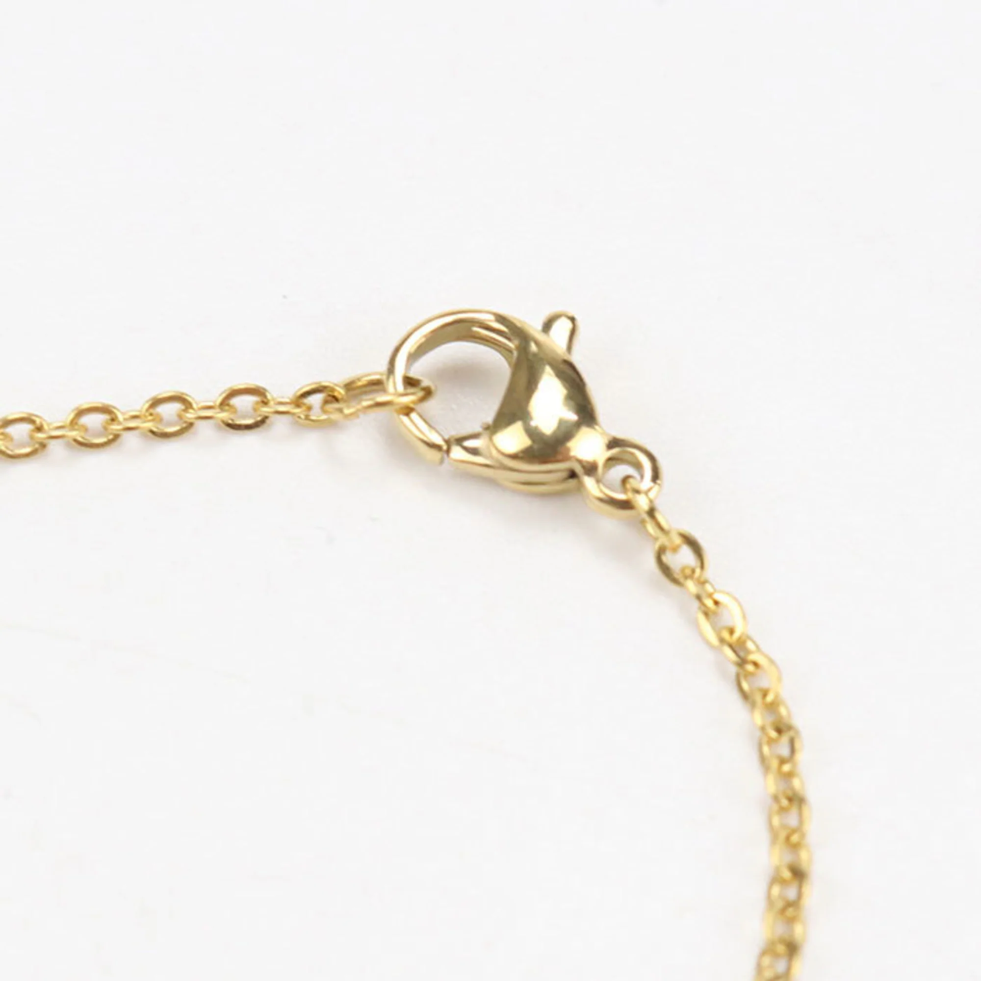 Kelly Pendant Necklace Swift Leather Navy - Image 5