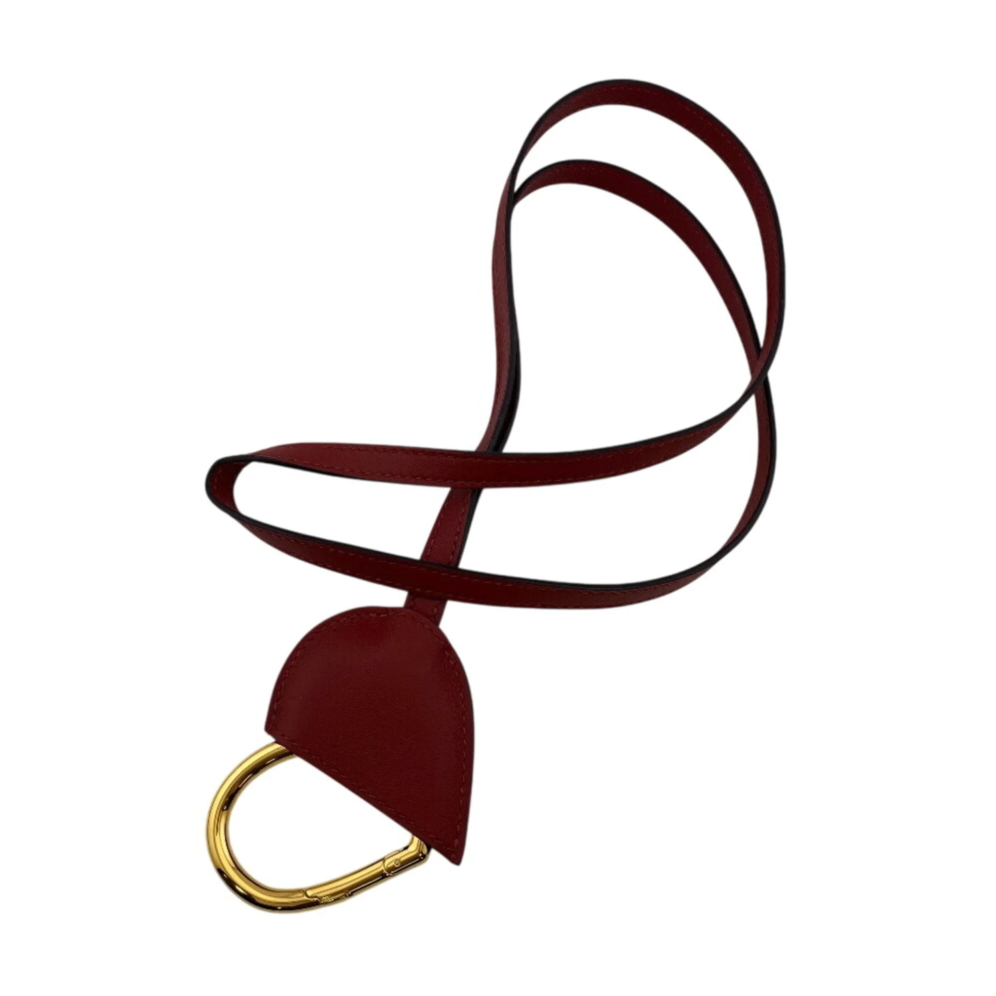 Leather Necklace Red - Image 2