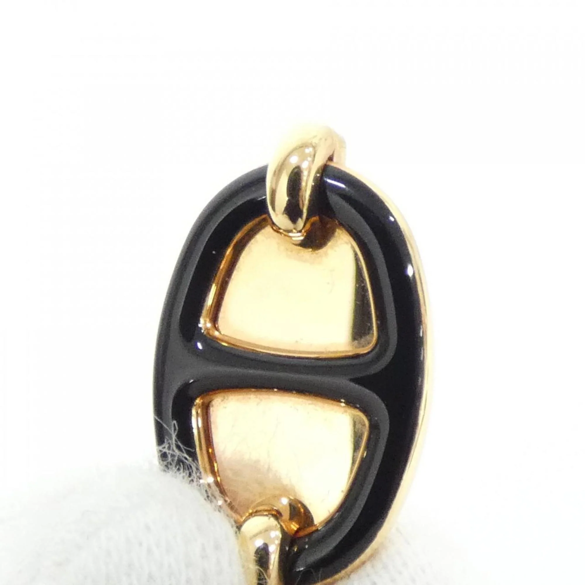Maillon Pendant Necklace Black Mini - Image 5