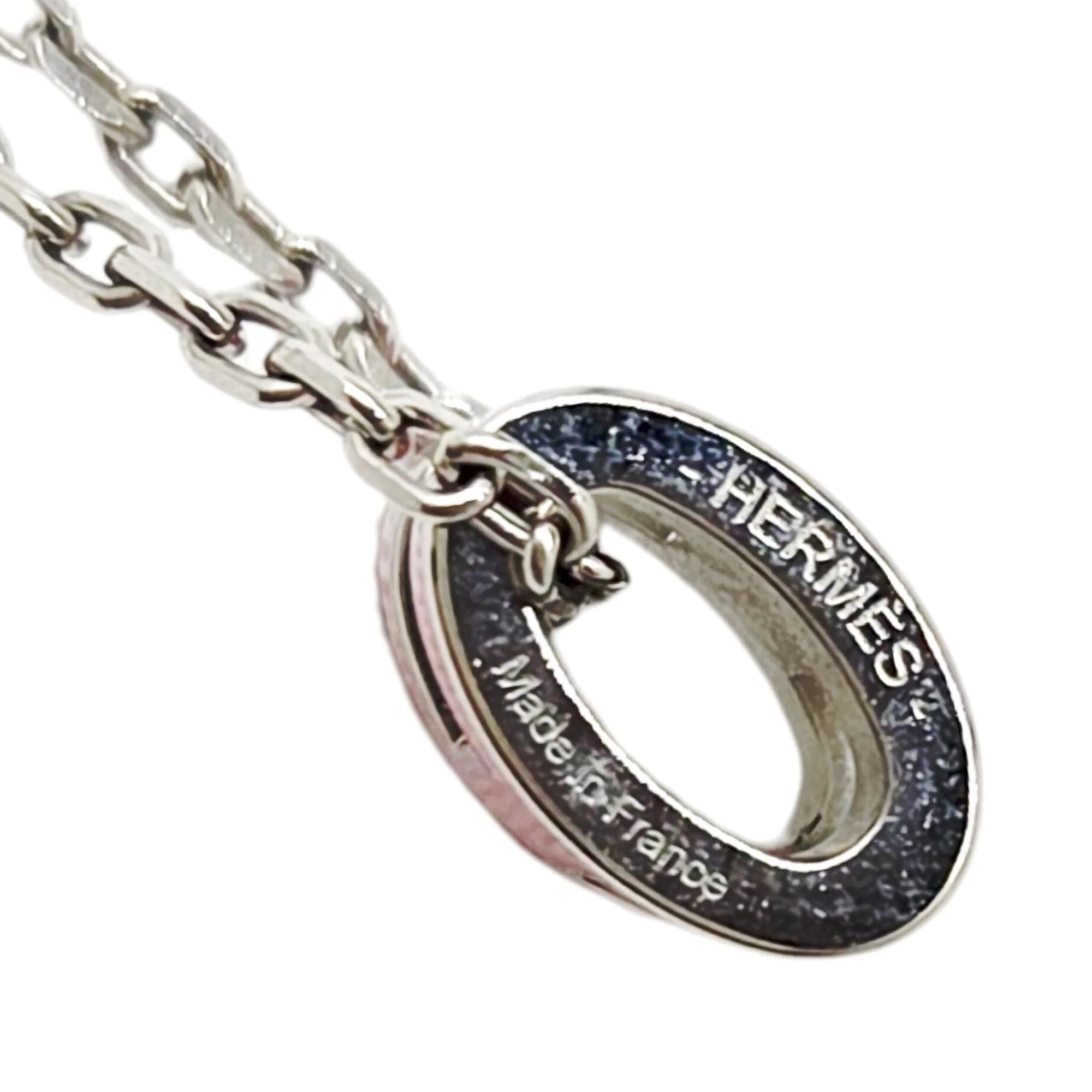 Pop Ash Pendant Necklace Metal Pink and Silver Mini - Image 7