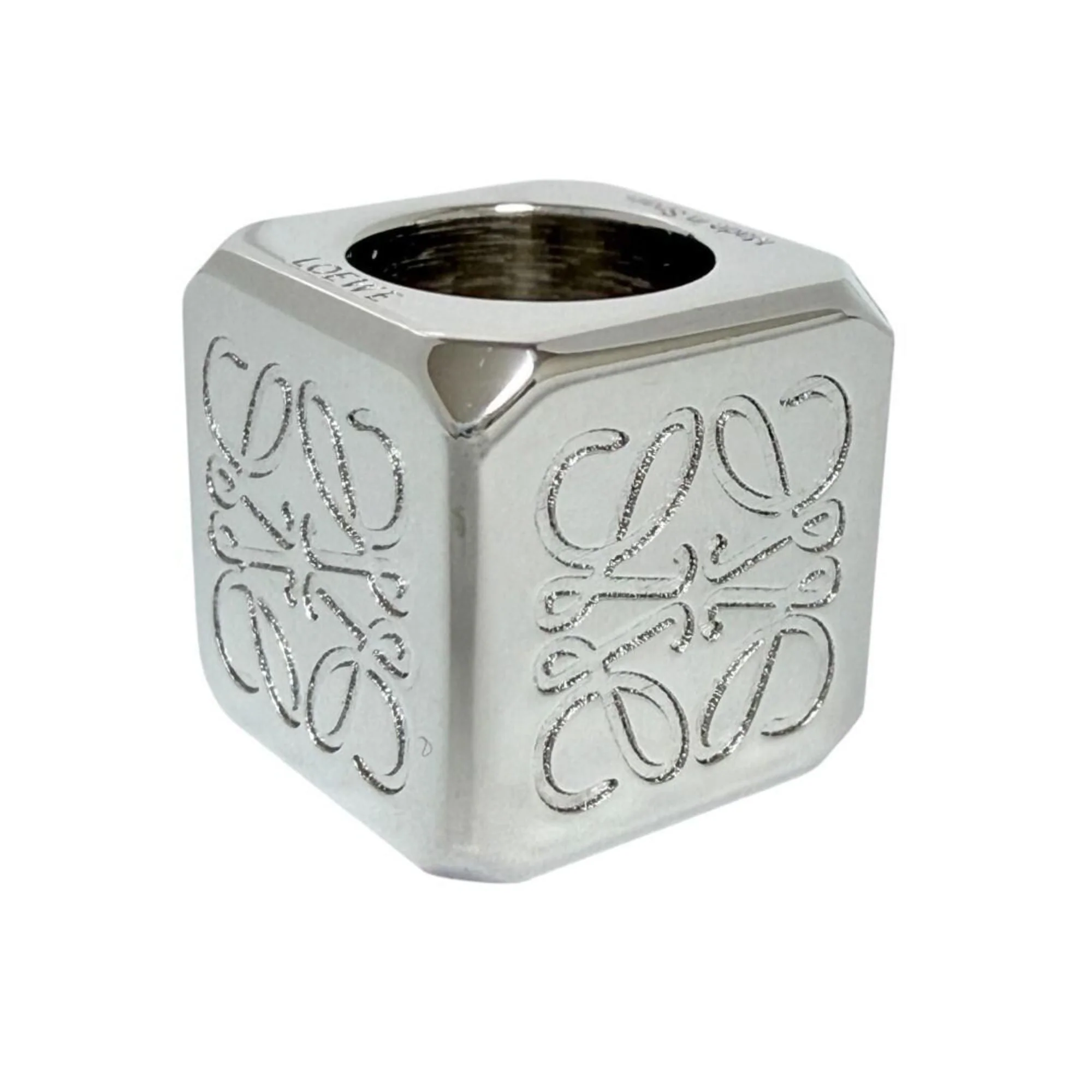 Necklace Metal Small Anagram Dice Charm - Image 3
