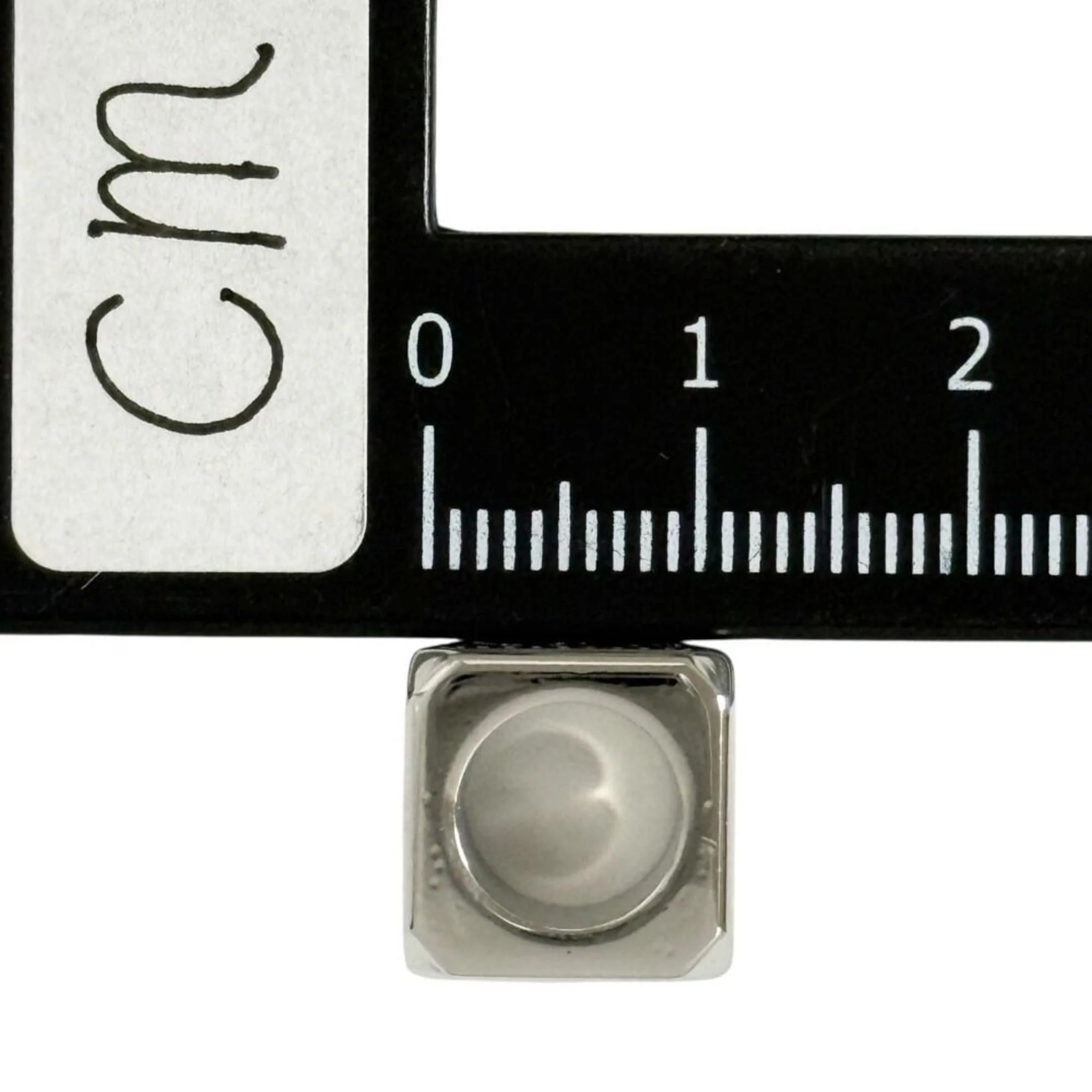 Necklace Metal Small Anagram Dice Charm - Image 8
