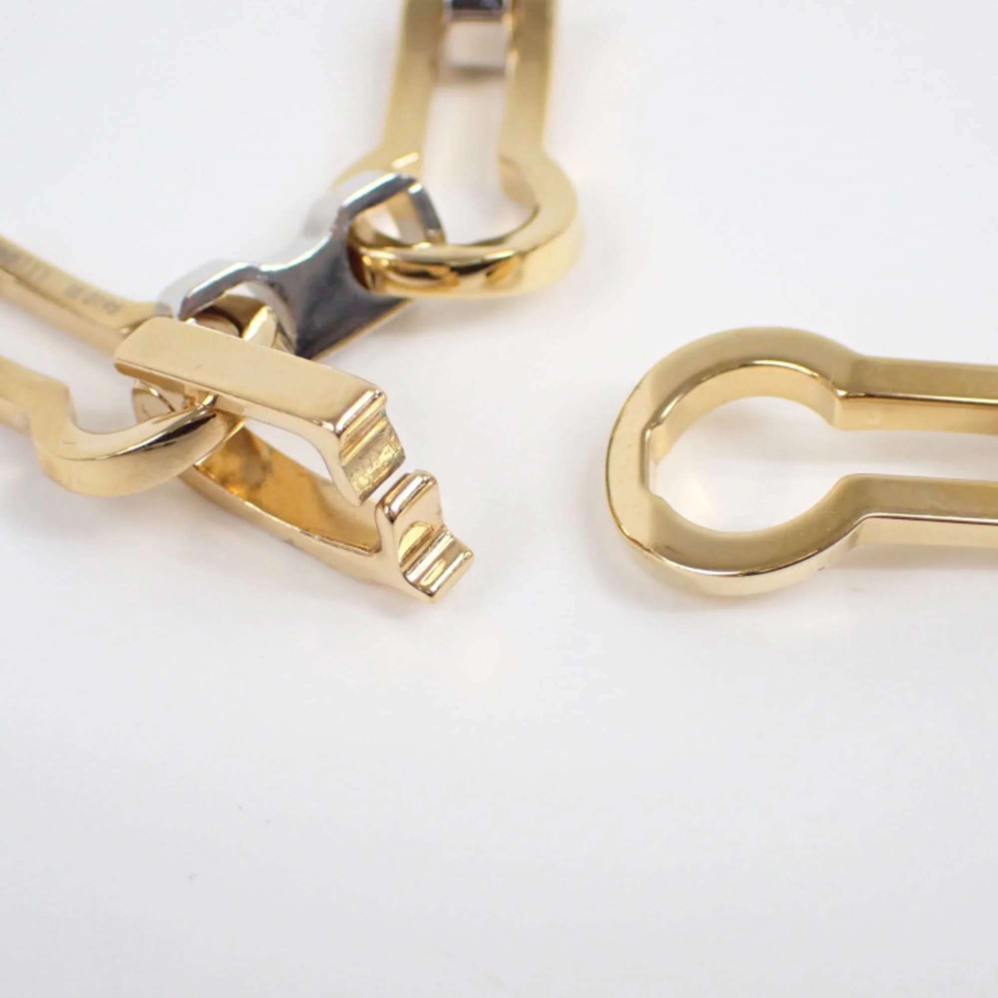 Choker Chain Necklace Gold and Silver Metal - Image 5