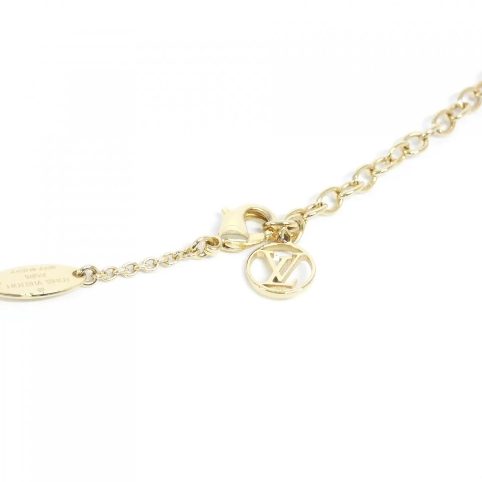 Collier Lulugram Pendant Necklace Gold and Rose - Image 4