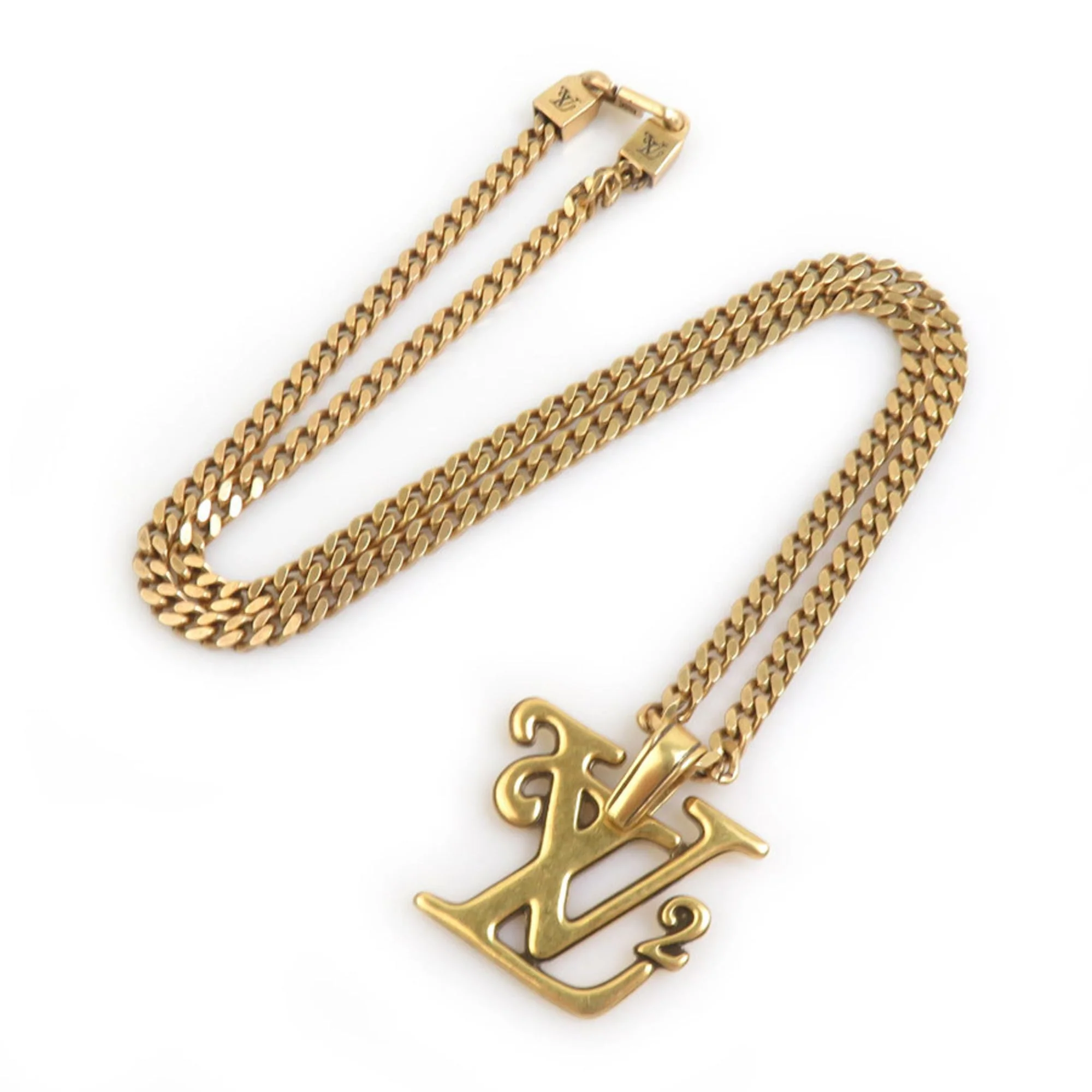 Pendant Necklace Metal Gold - Image 2