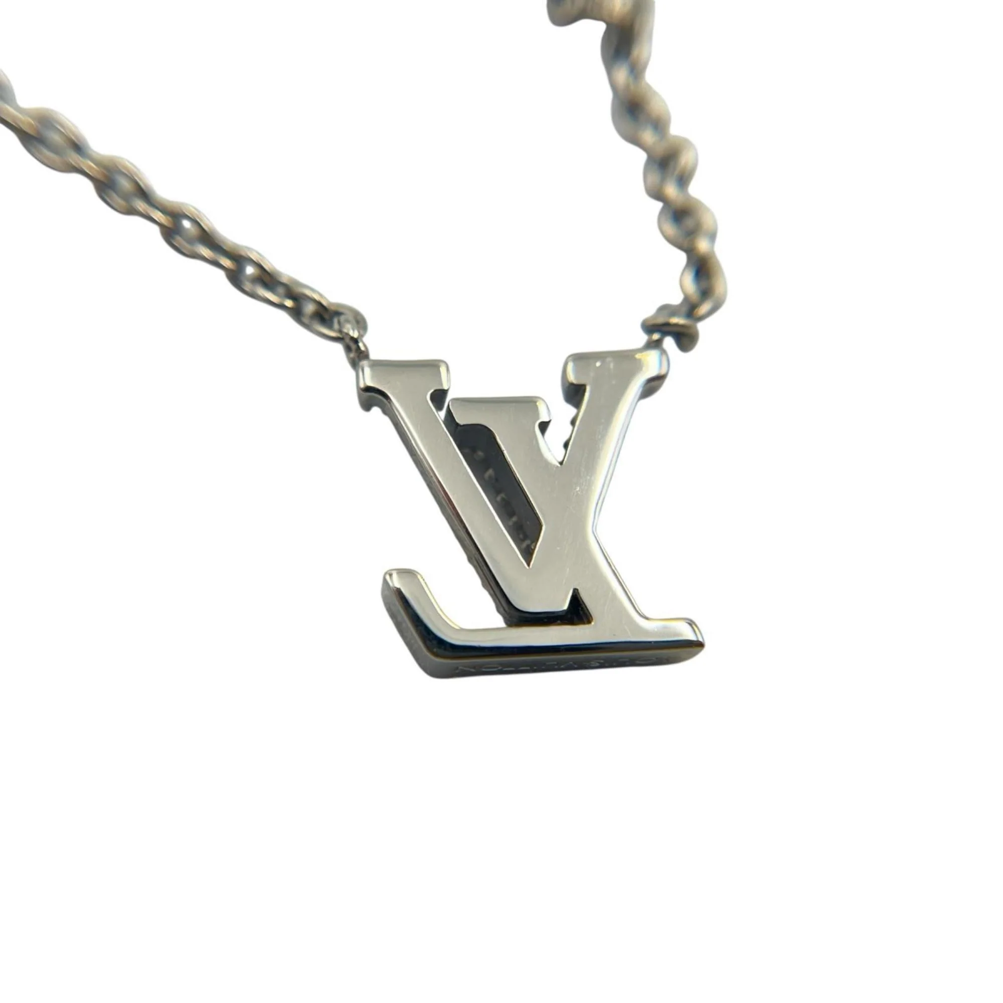 Pendant Necklace Rhinestone Silver - Image 5