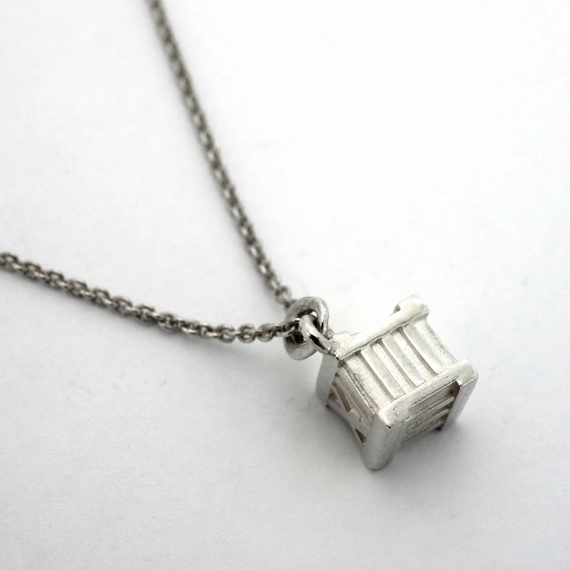 Atlas Pendant Necklace Sterling Silver - Image 2