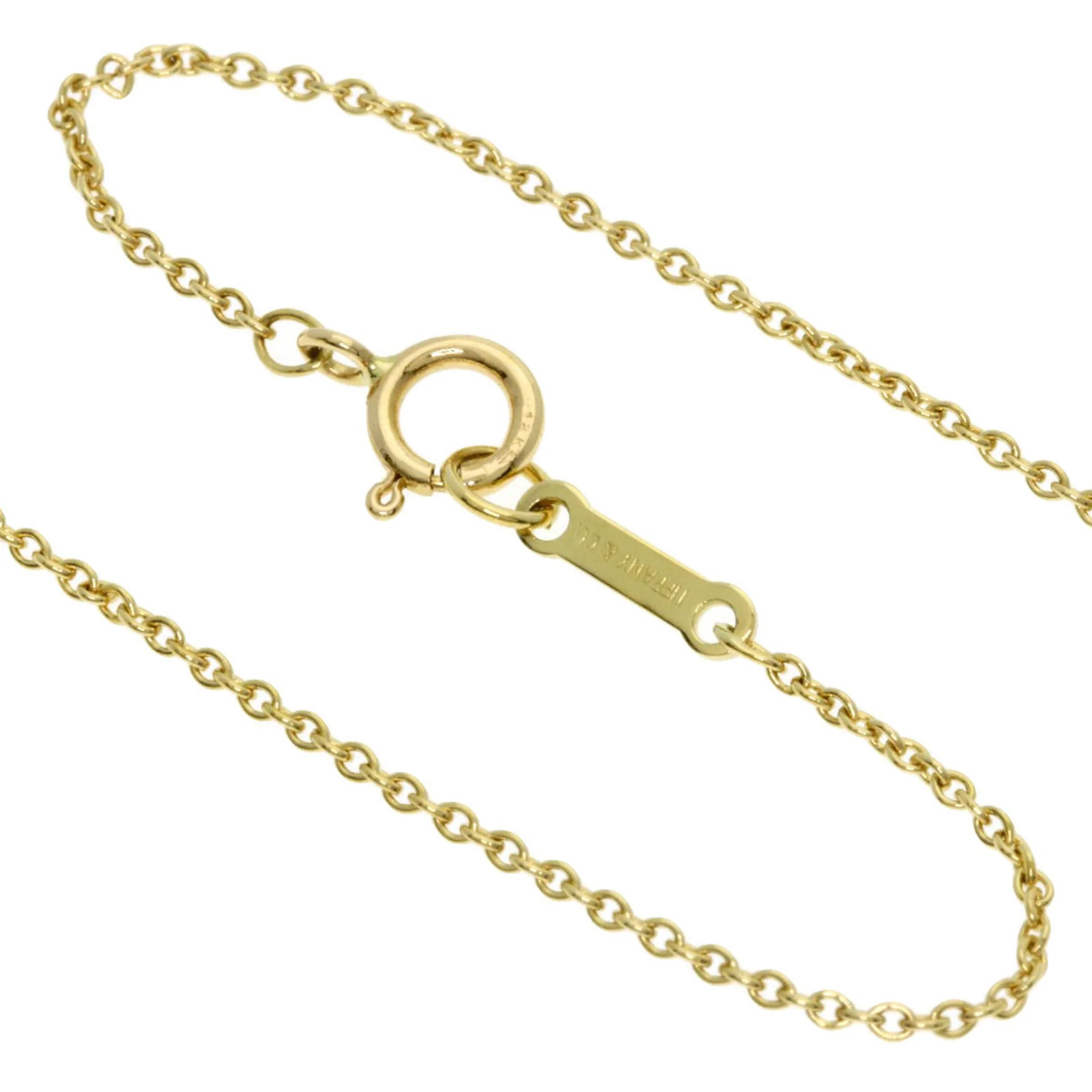 Bean Pendant Necklace 18K Yellow Gold 10.4mm - Image 3