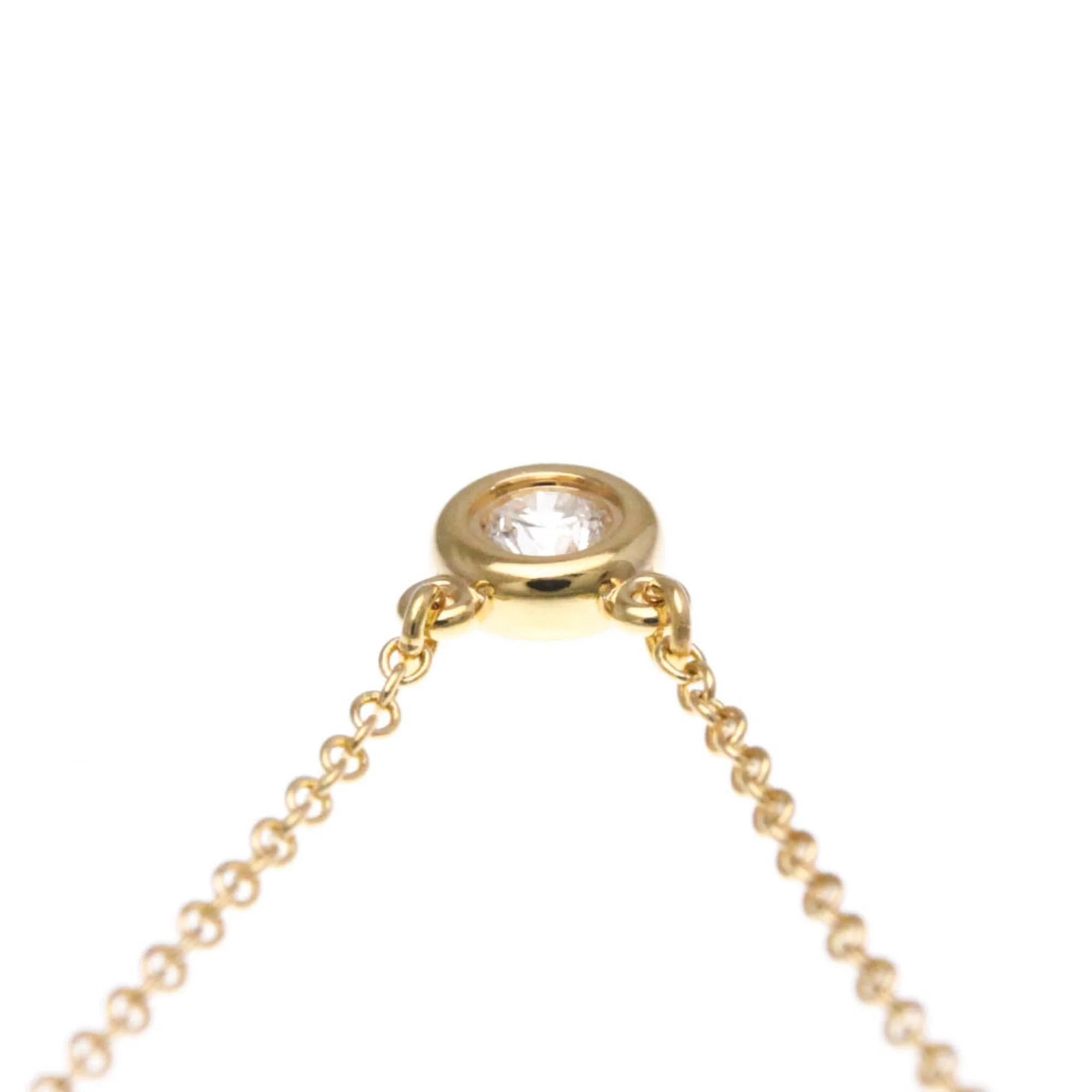 Elsa Peretti Diamonds By The Yard Pendant Necklace 18K Rose Gold and Diamond - Image 5