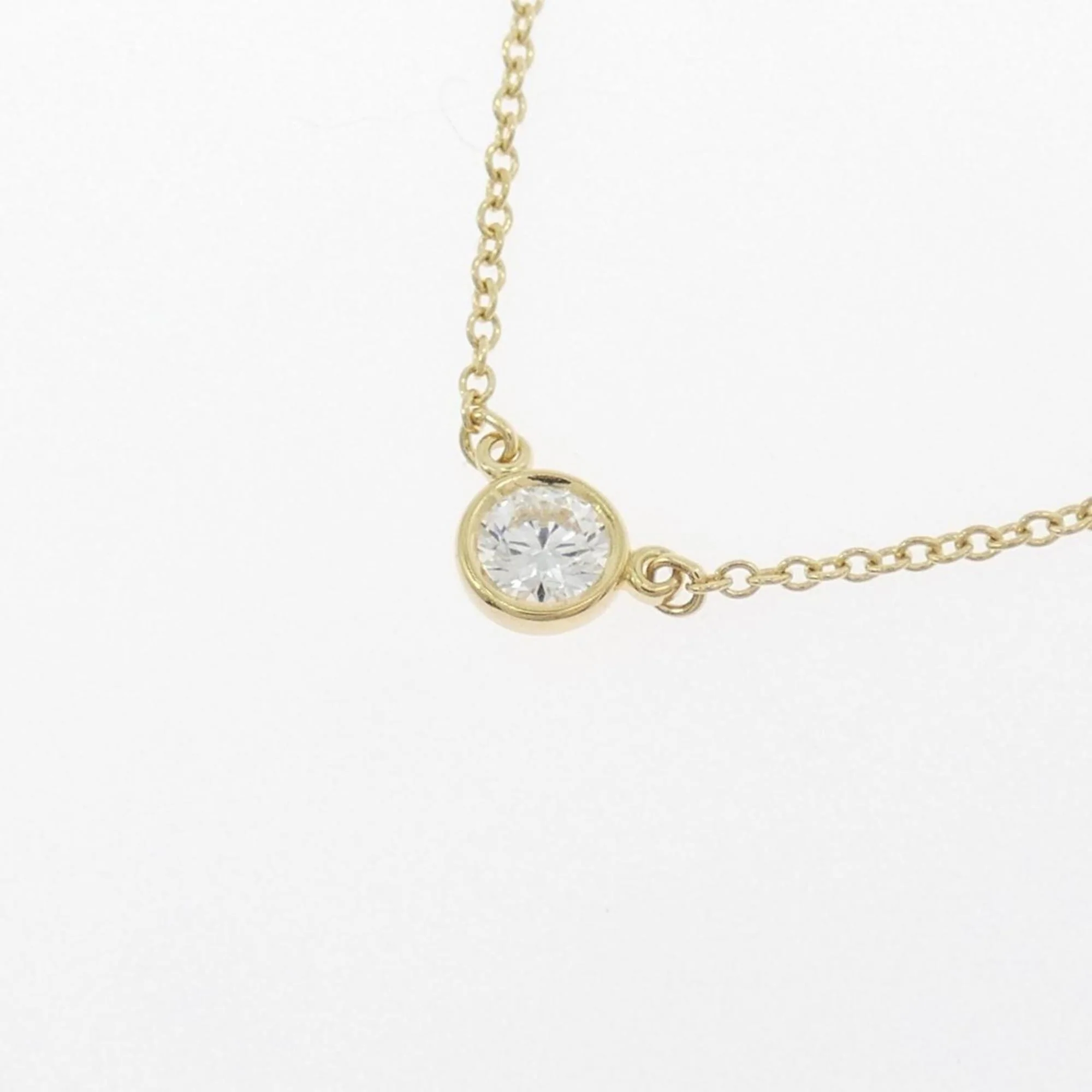 Elsa Peretti Diamonds By The Yard Pendant Necklace 18K Yellow Gold - Image 3