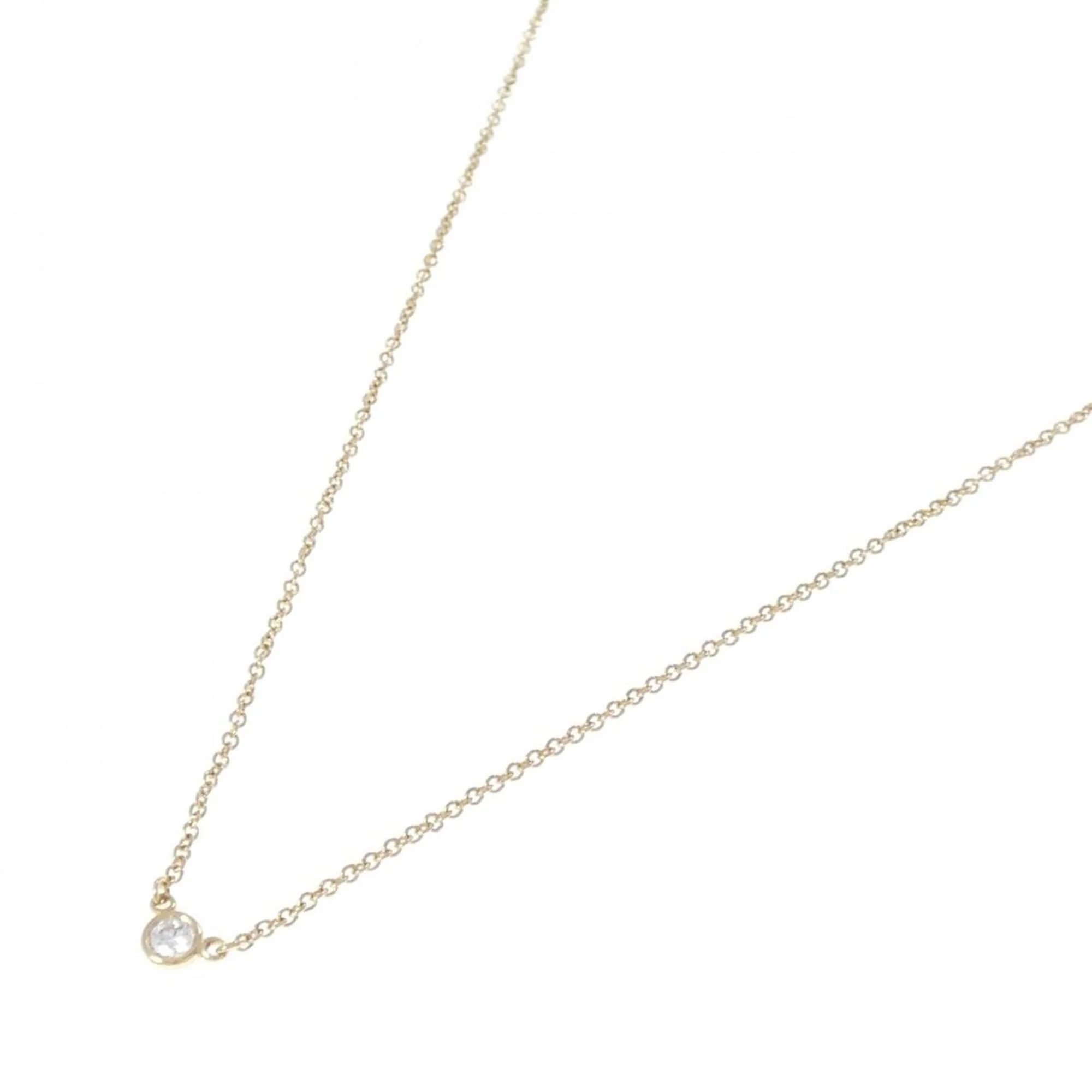 Elsa Peretti Diamonds By The Yard Pendant Necklace 18K Yellow Gold and Diamond - Image 2