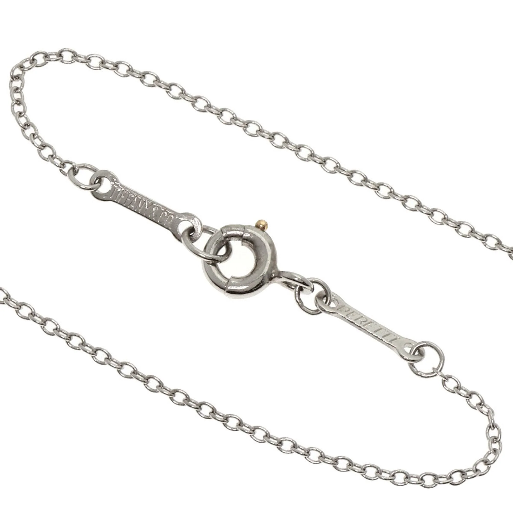 Elsa Peretti Diamonds By The Yard Pendant Necklace Platinum and Diamond - Image 3