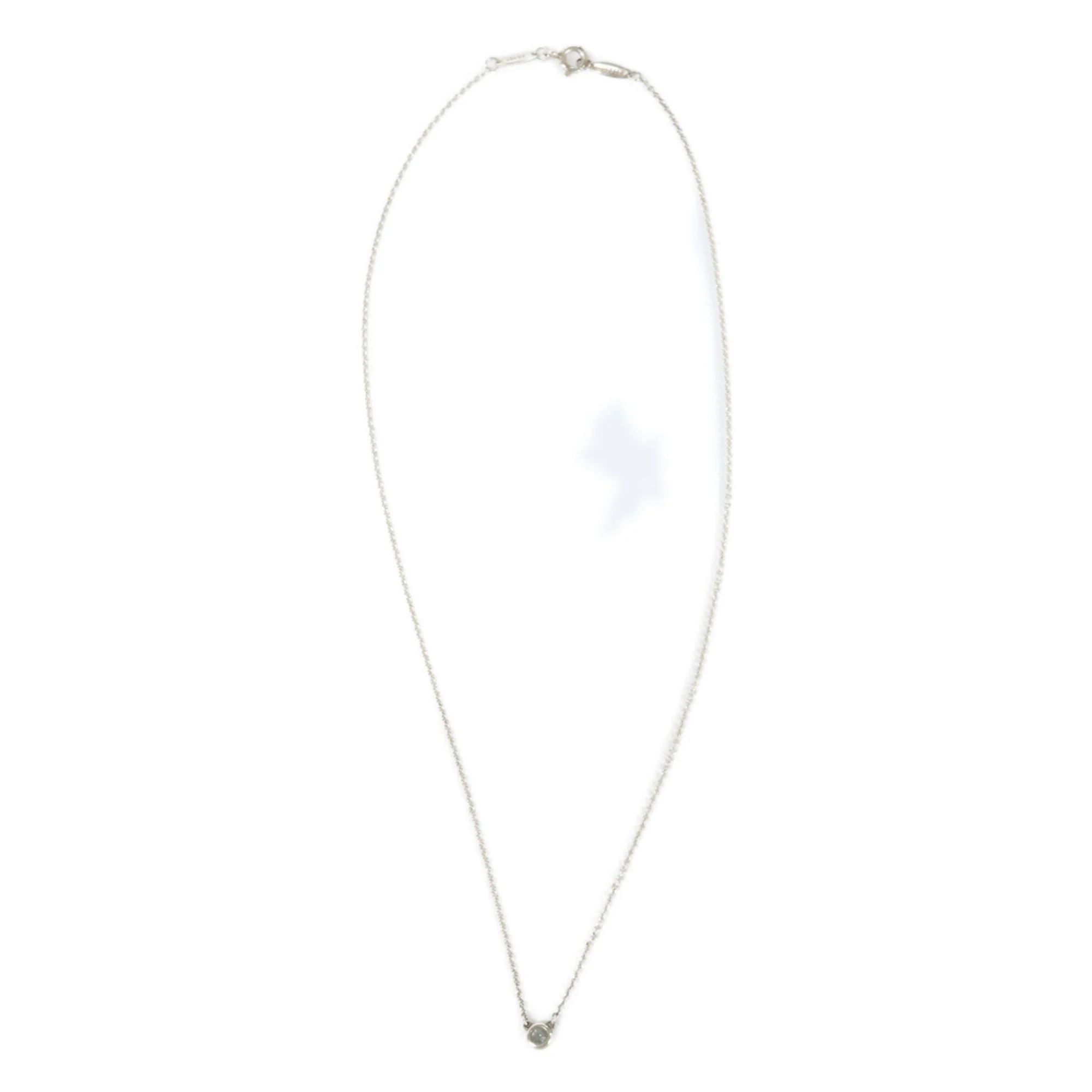 Elsa Peretti Diamonds By The Yard Pendant Necklace Sterling Silver - Image 2