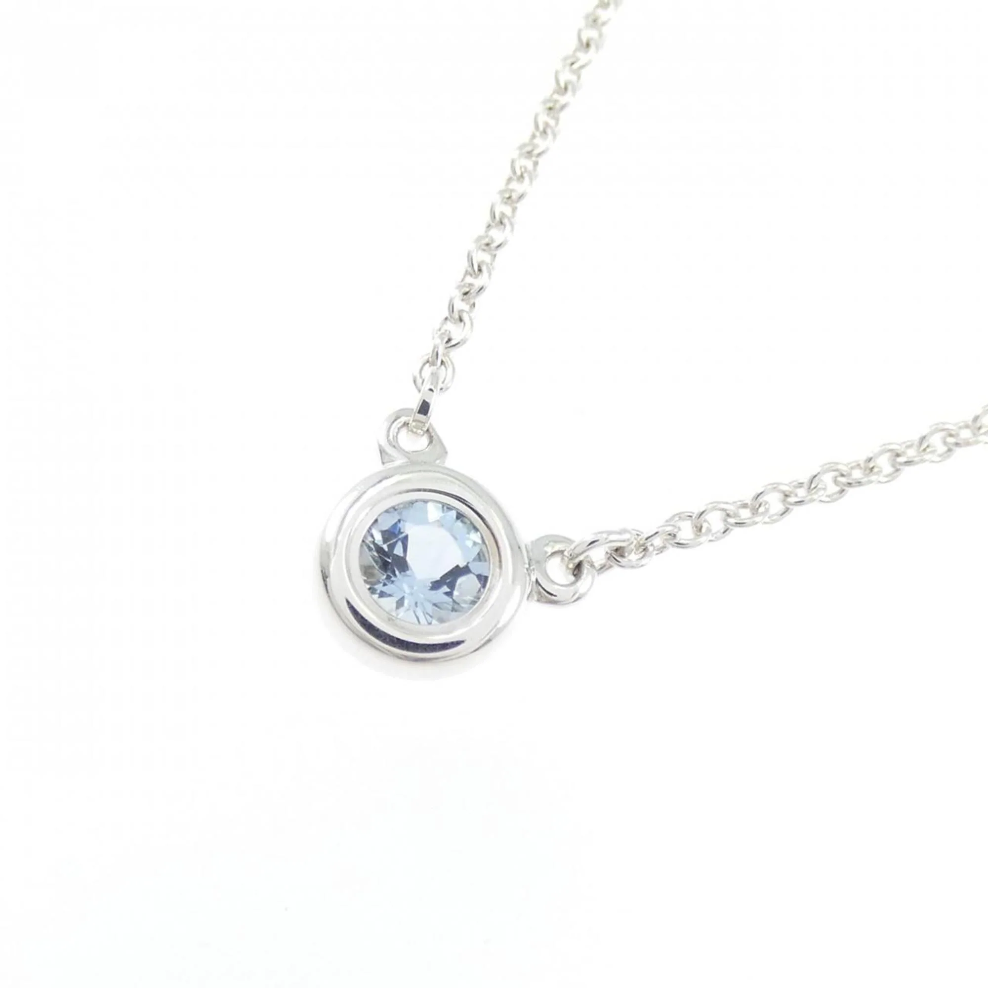 Elsa Peretti Diamonds By The Yard Pendant Necklace Sterling Silver - Image 3