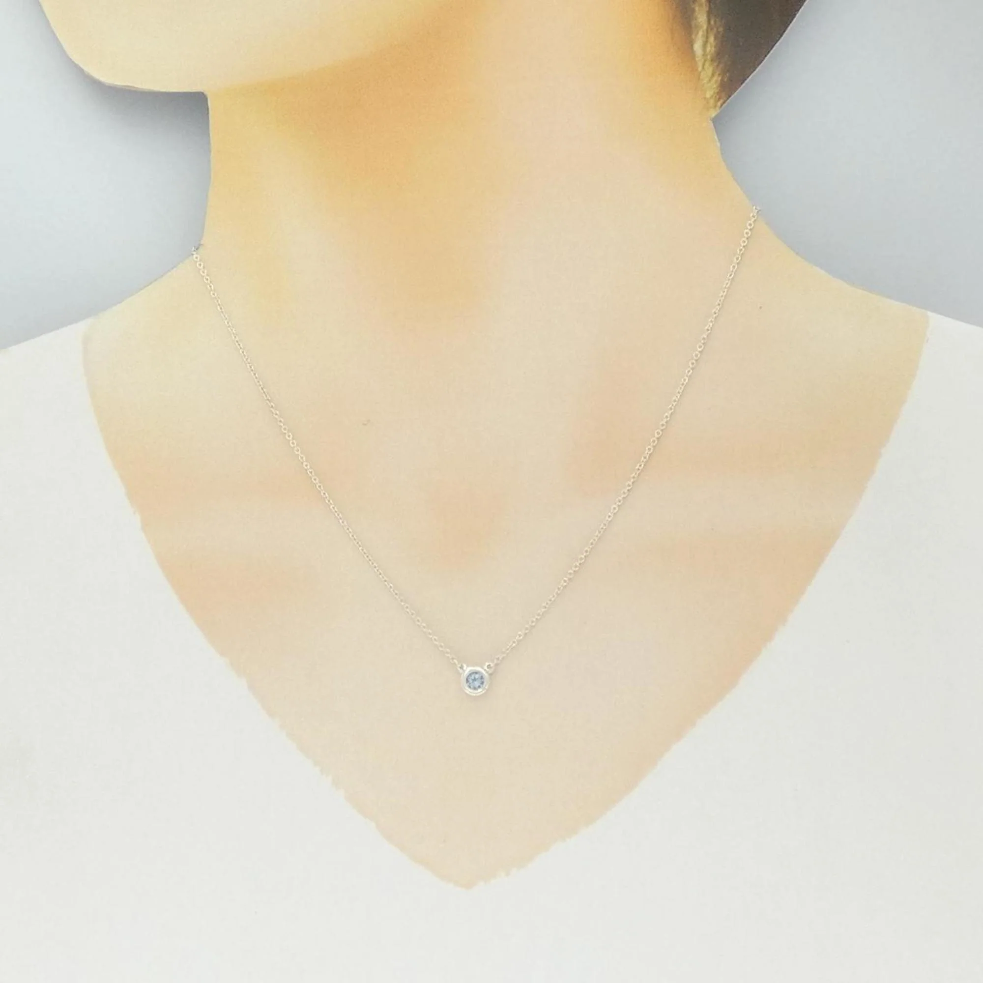 Elsa Peretti Diamonds By The Yard Pendant Necklace Sterling Silver - Image 6
