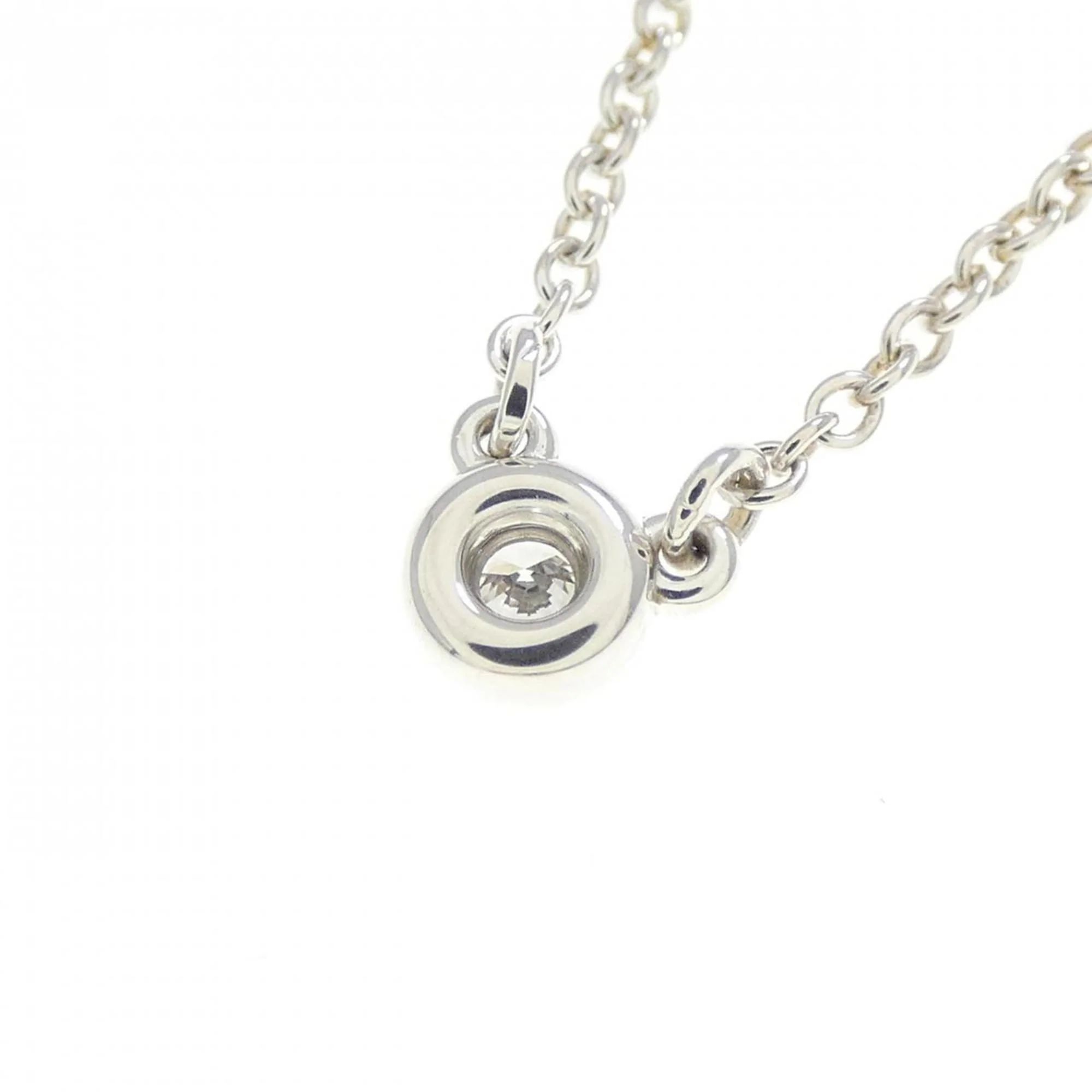 Elsa Peretti Diamonds By The Yard Pendant Necklace Sterling Silver and Diamond - Image 4