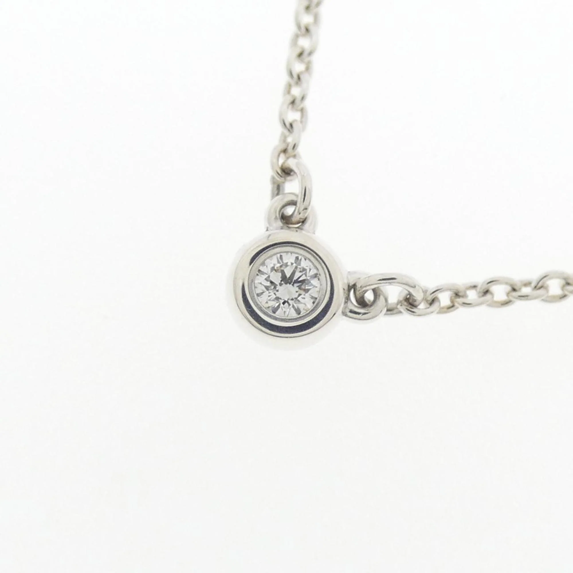 Elsa Peretti Diamonds By The Yard Pendant Necklace Sterling Silver and Diamond - Image 3