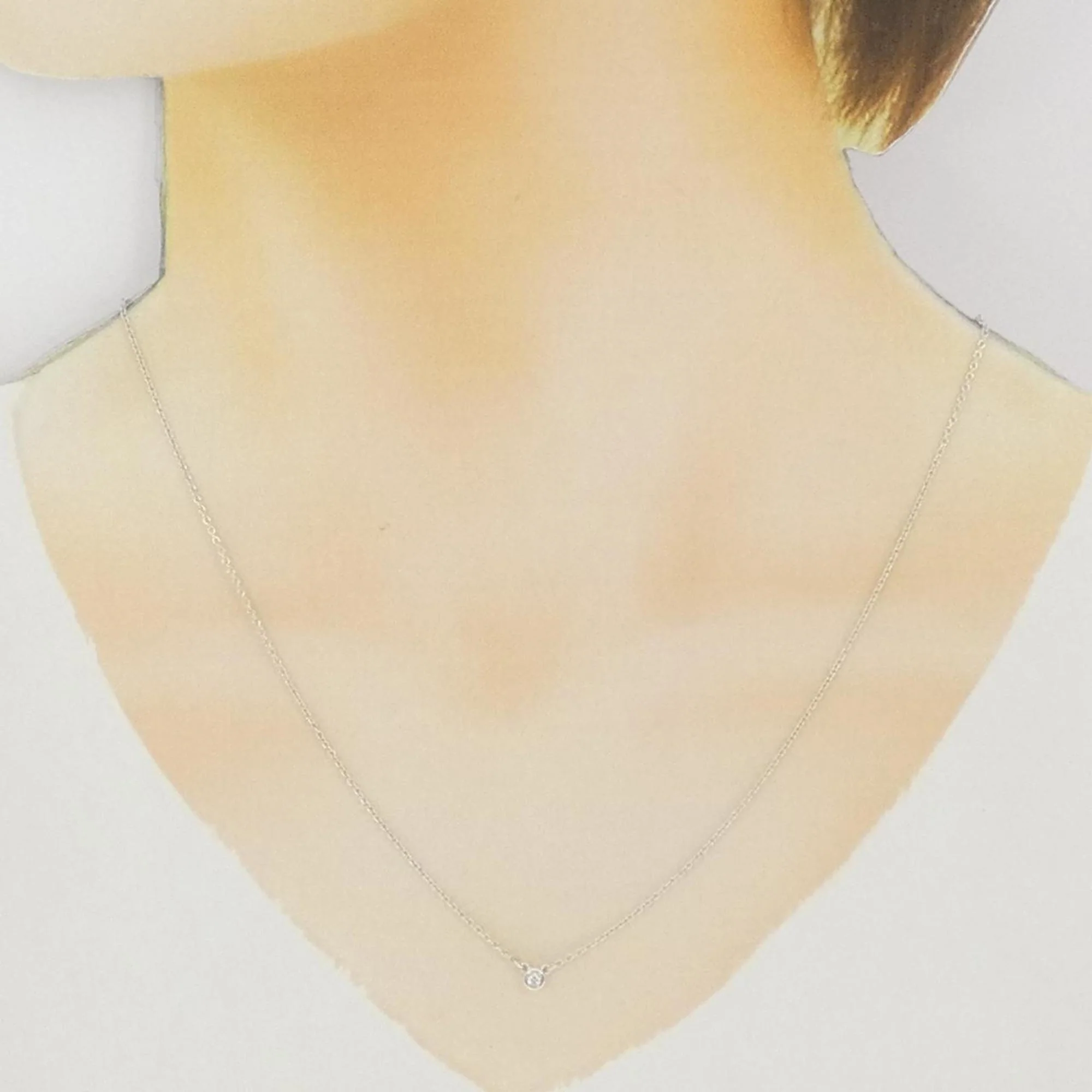 Elsa Peretti Diamonds By The Yard Pendant Necklace Sterling Silver and Diamond - Image 6