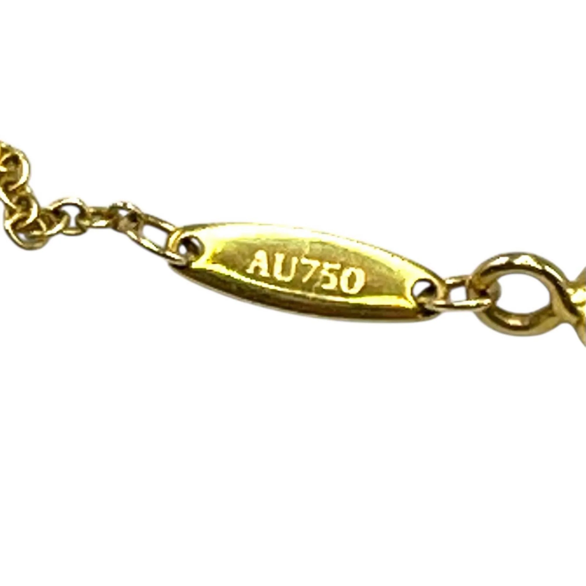 Elsa Peretti Pendant Necklace 18K Yellow Gold 4mm - Image 6