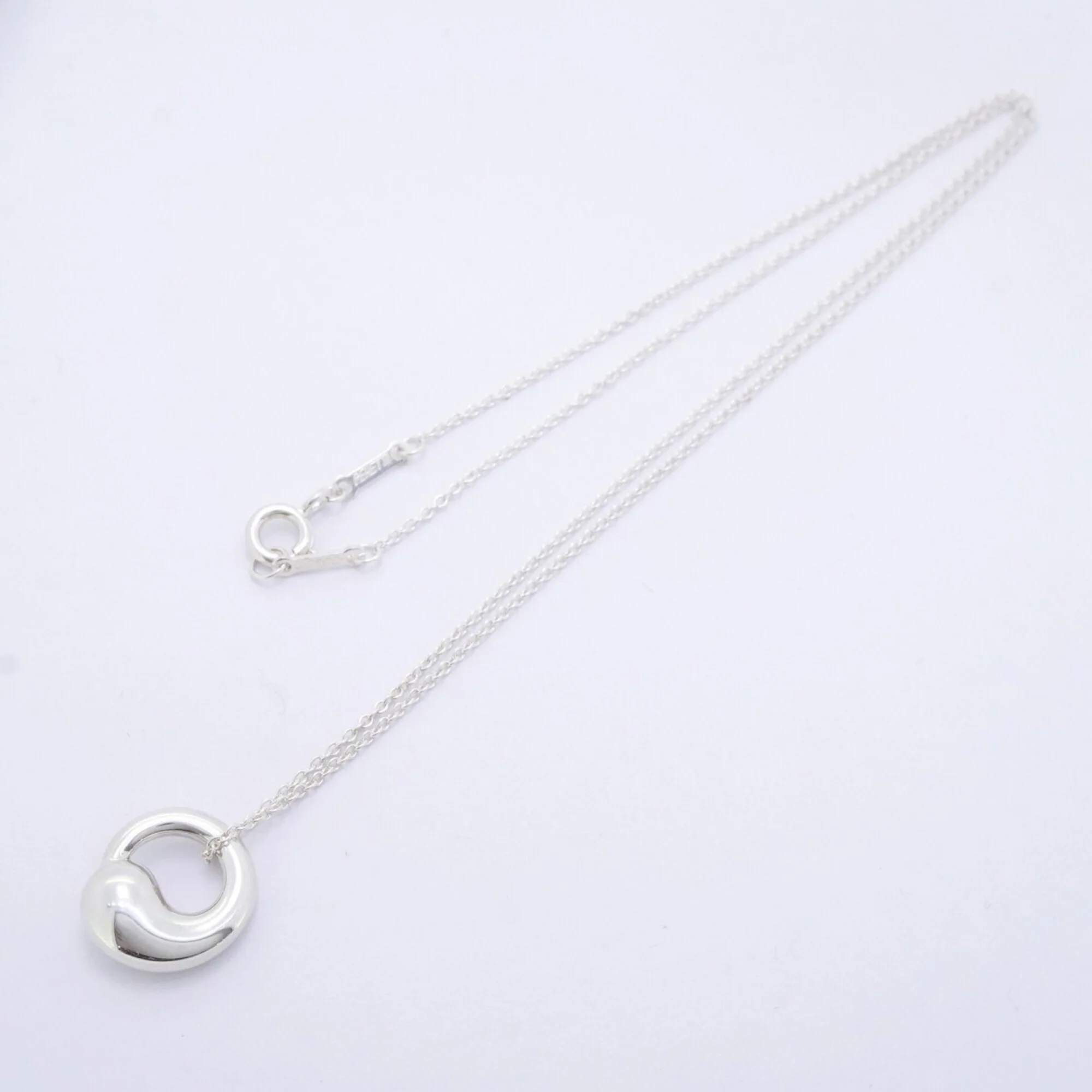 Eternal Circle Pendant Necklace Sterling Silver - Image 3