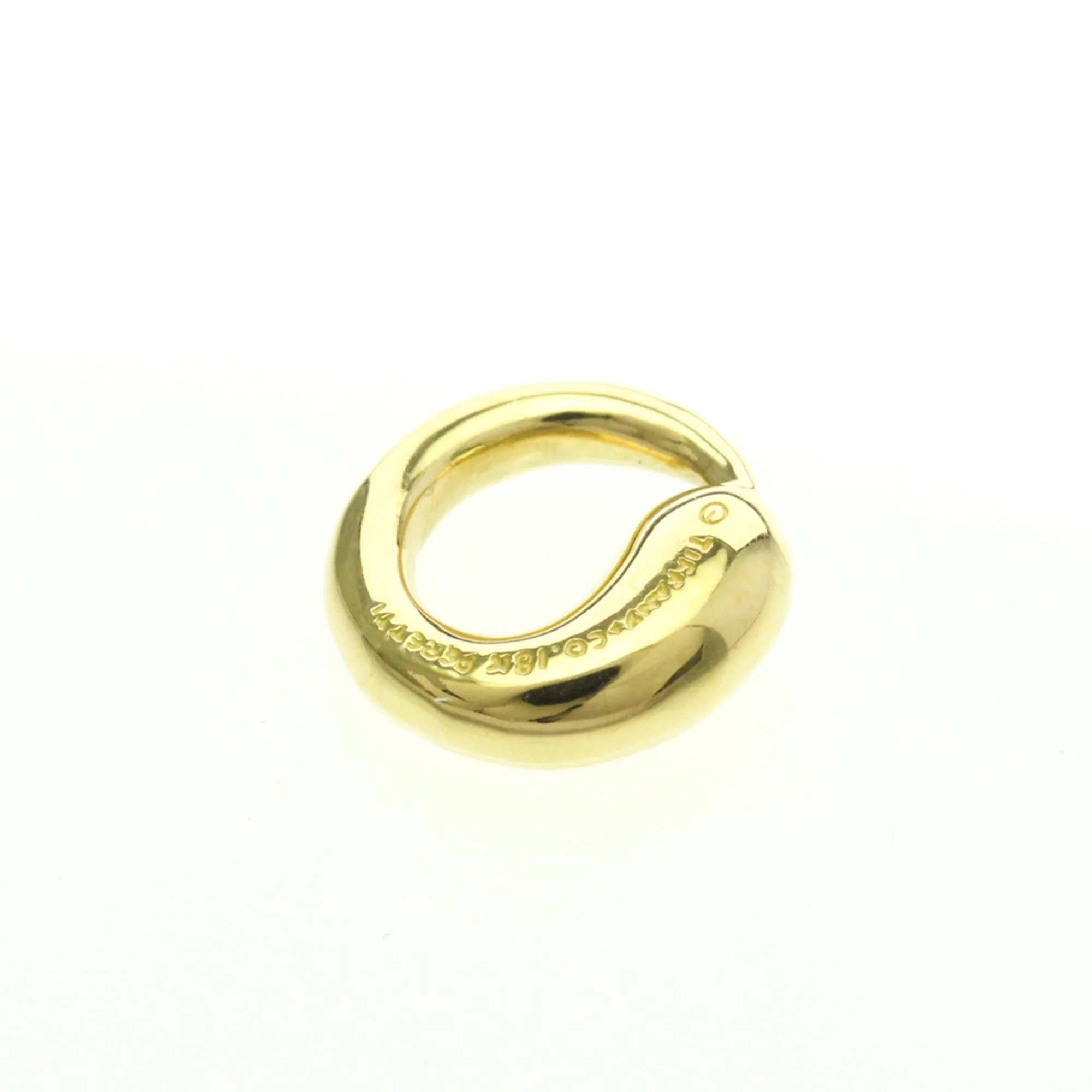 Eternal Circle Top Pendant Necklace 18K Yellow Gold - Image 6