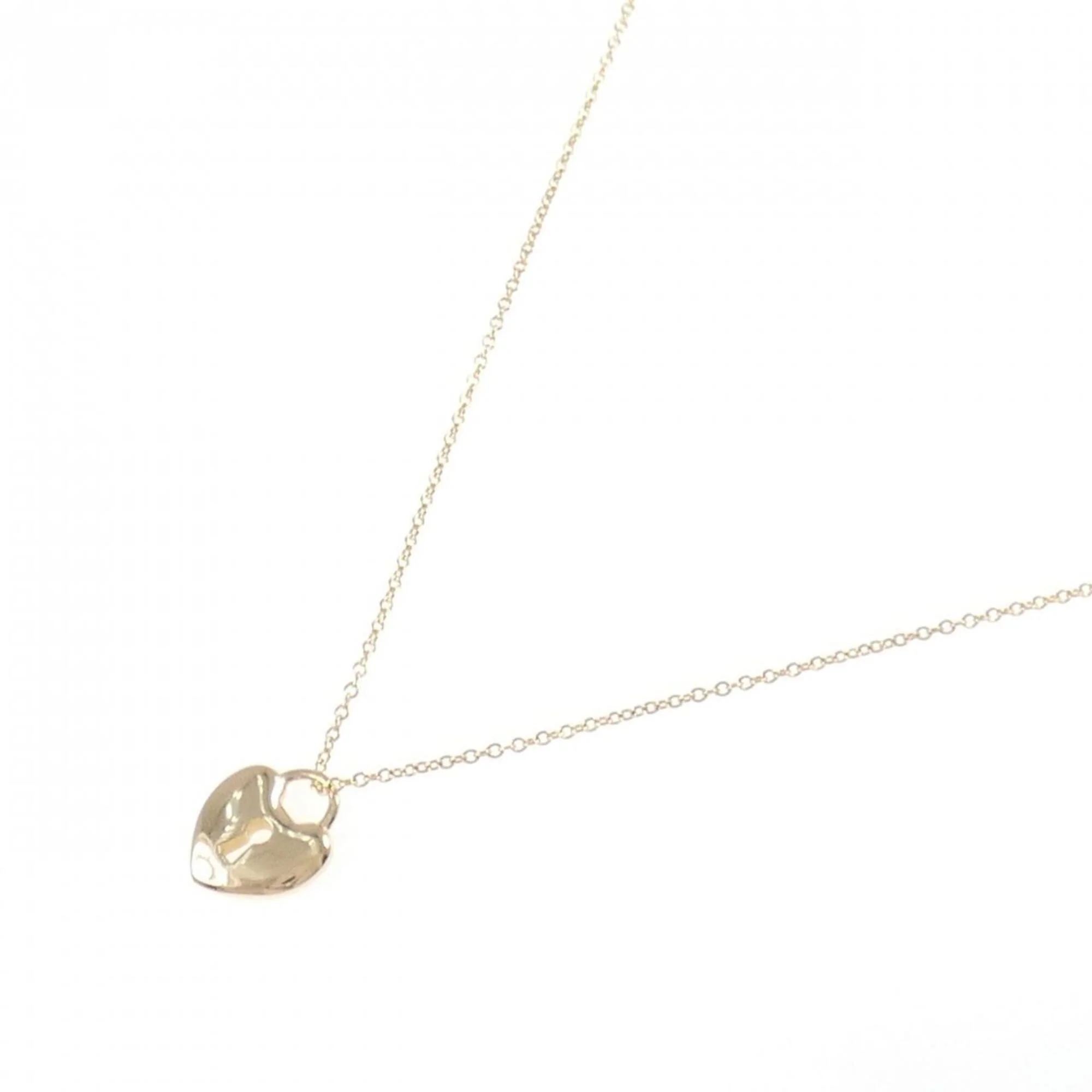 Heart Lock Pendant Necklace 18K Rose Gold Mini - Image 2