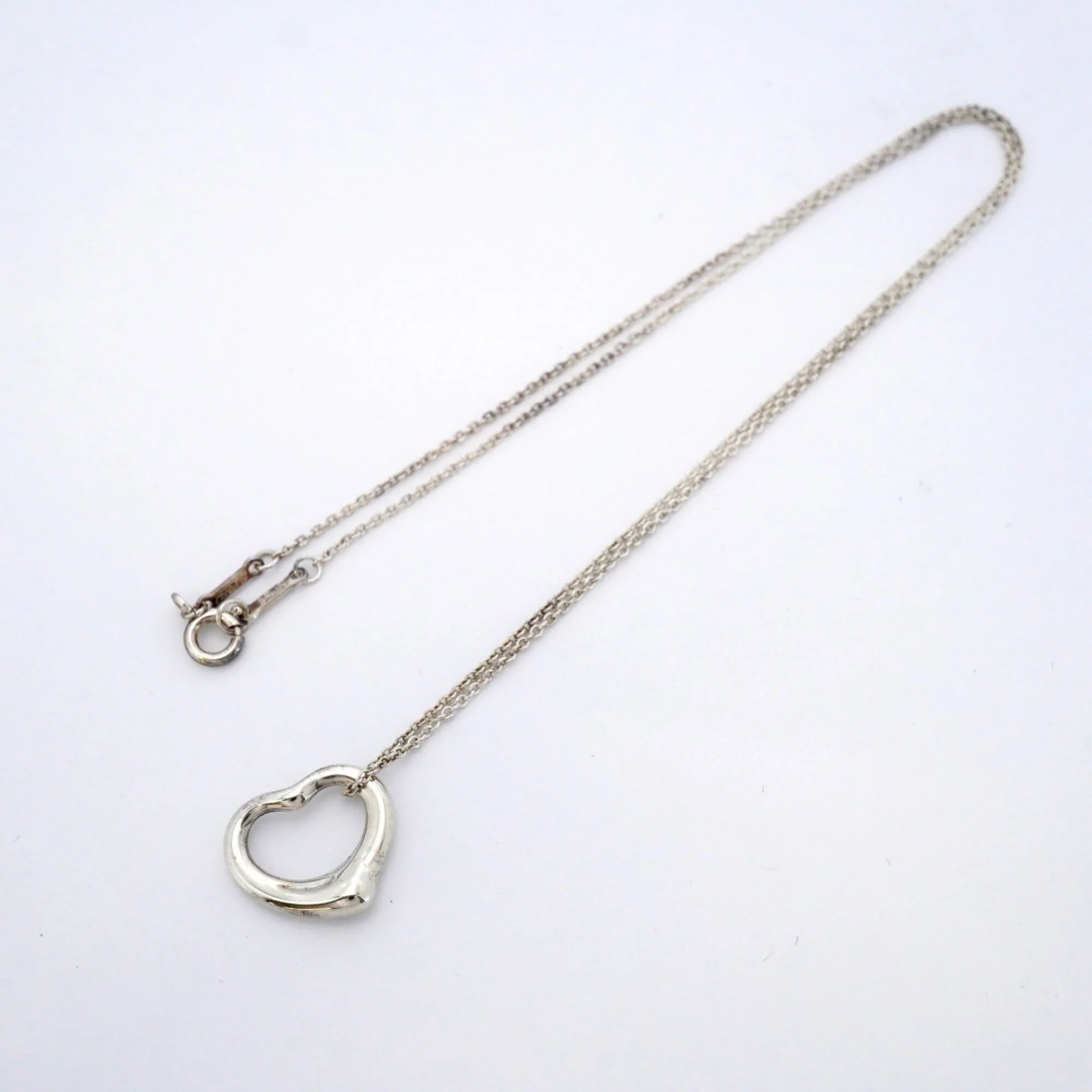 Heart Pendant Necklace Sterling Silver - Image 3