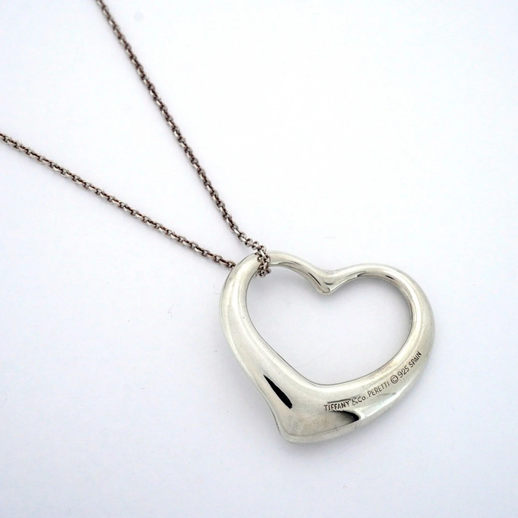 Heart Pendant Necklace Sterling Silver - Image 2