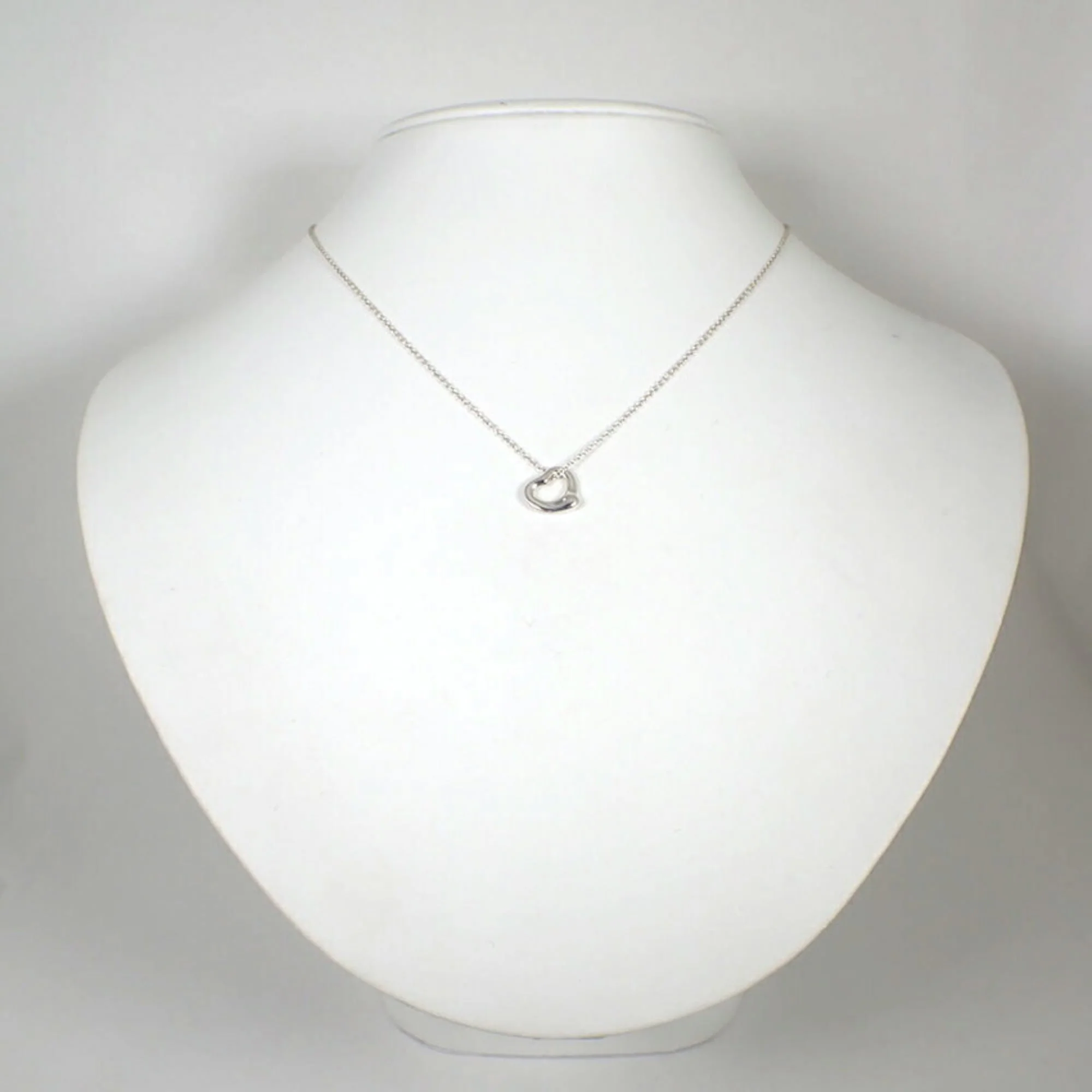 Heart Pendant Necklace Sterling Silver - Image 3