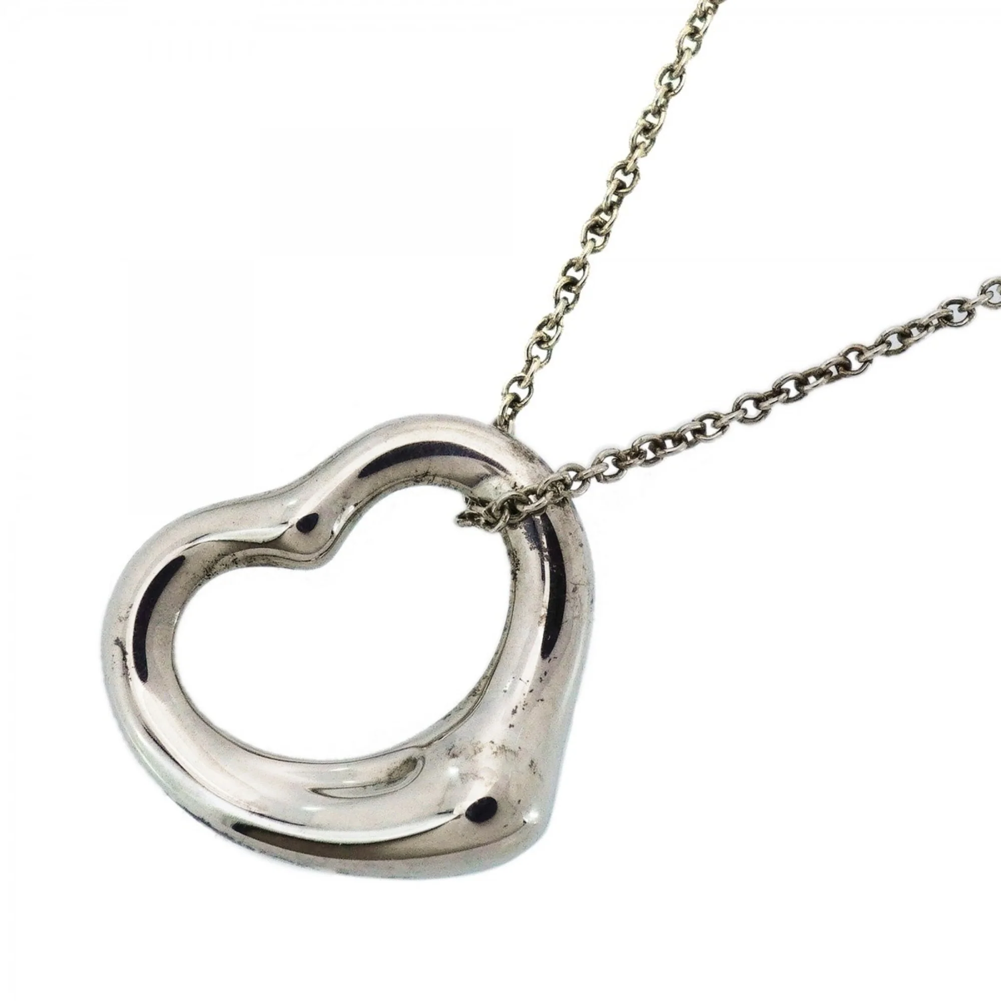 Heart Pendant Necklace Sterling Silver