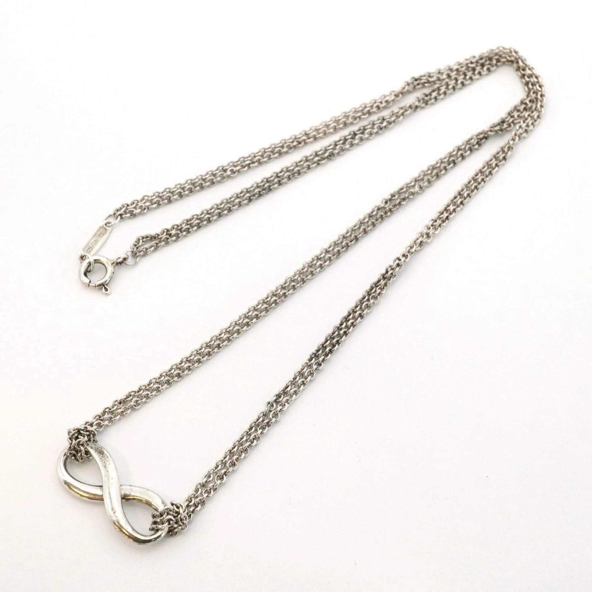 Infinity Pendant Necklace Sterling Silver - Image 3