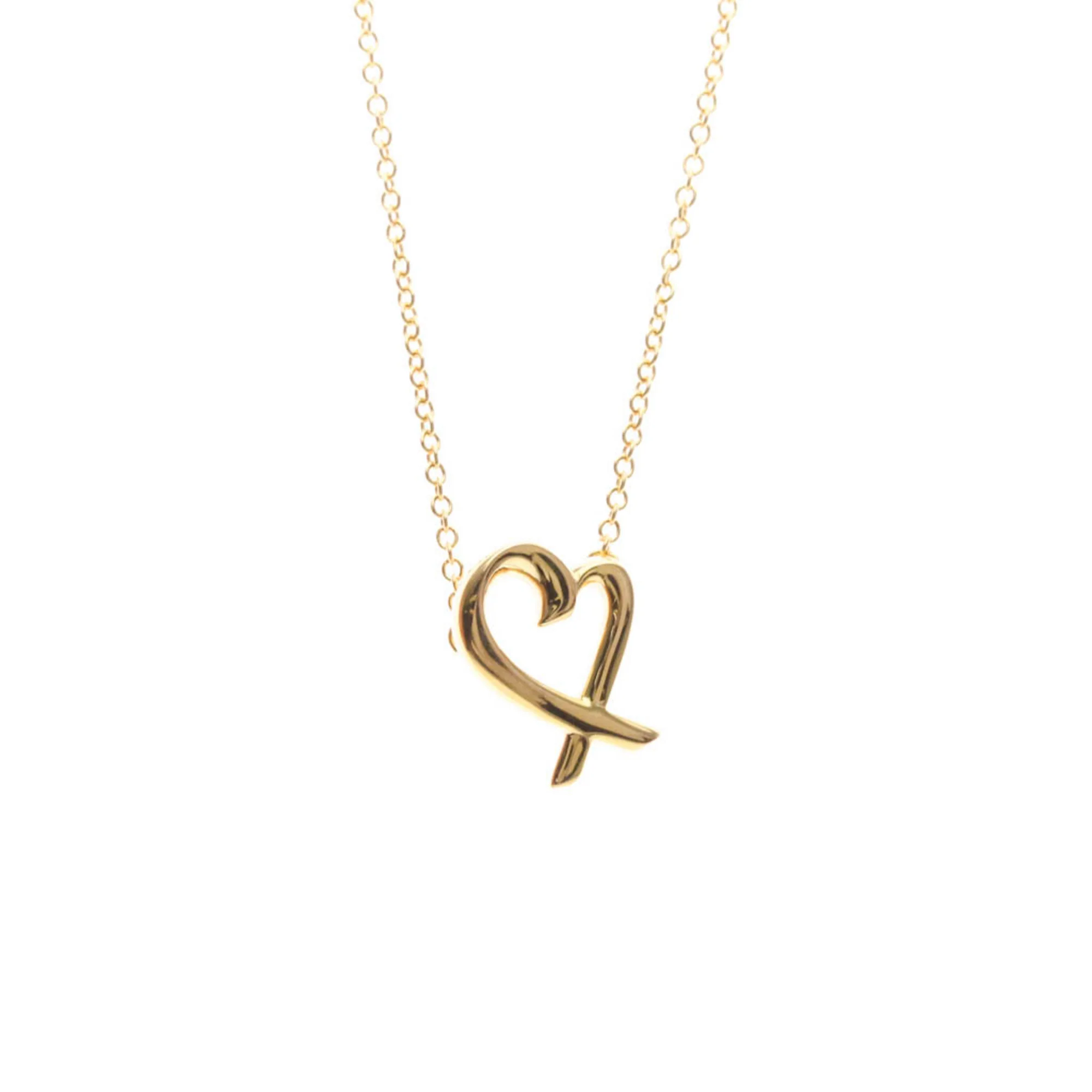 Loving Heart Pendant Necklace 18K Rose Gold