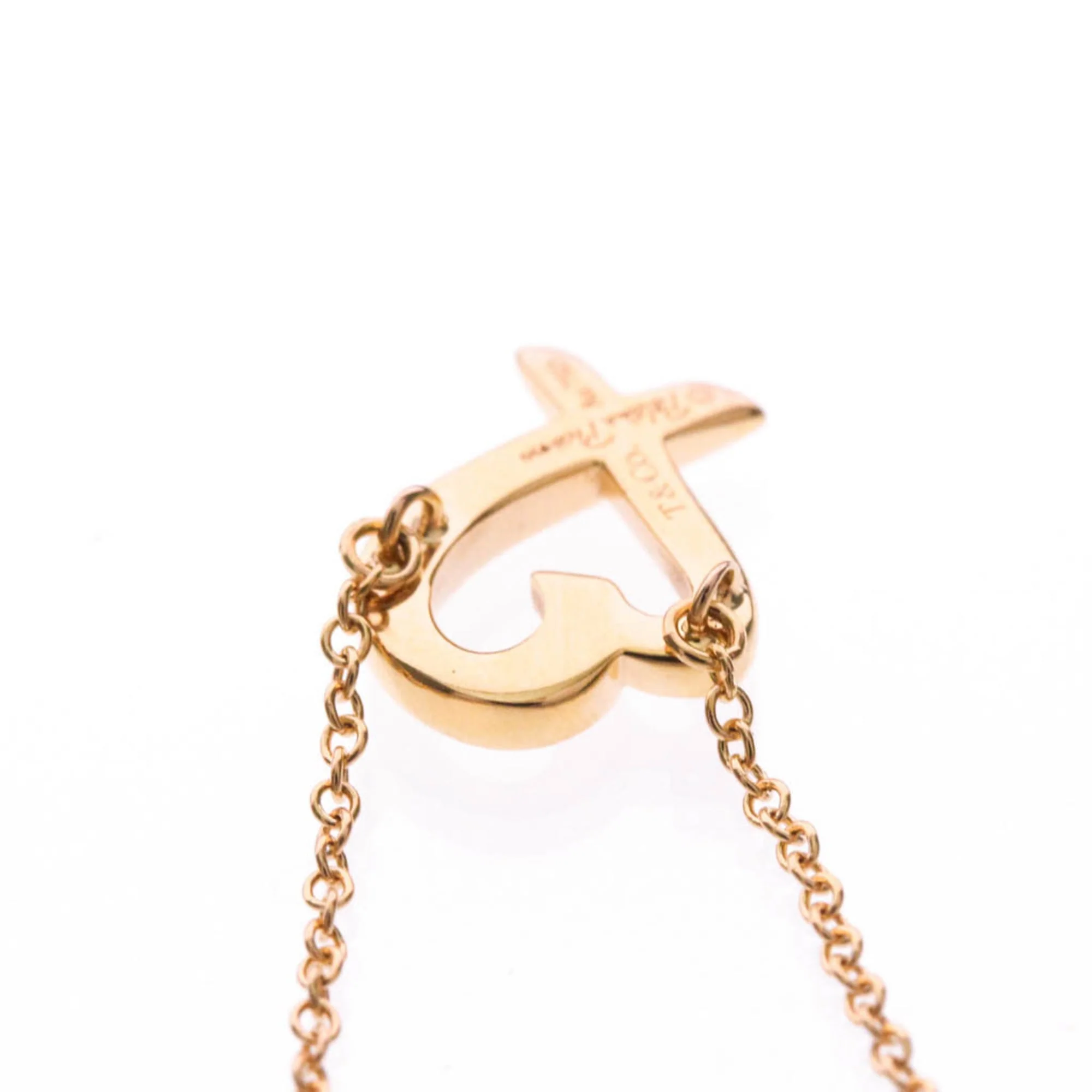 Loving Heart Pendant Necklace 18K Rose Gold - Image 8