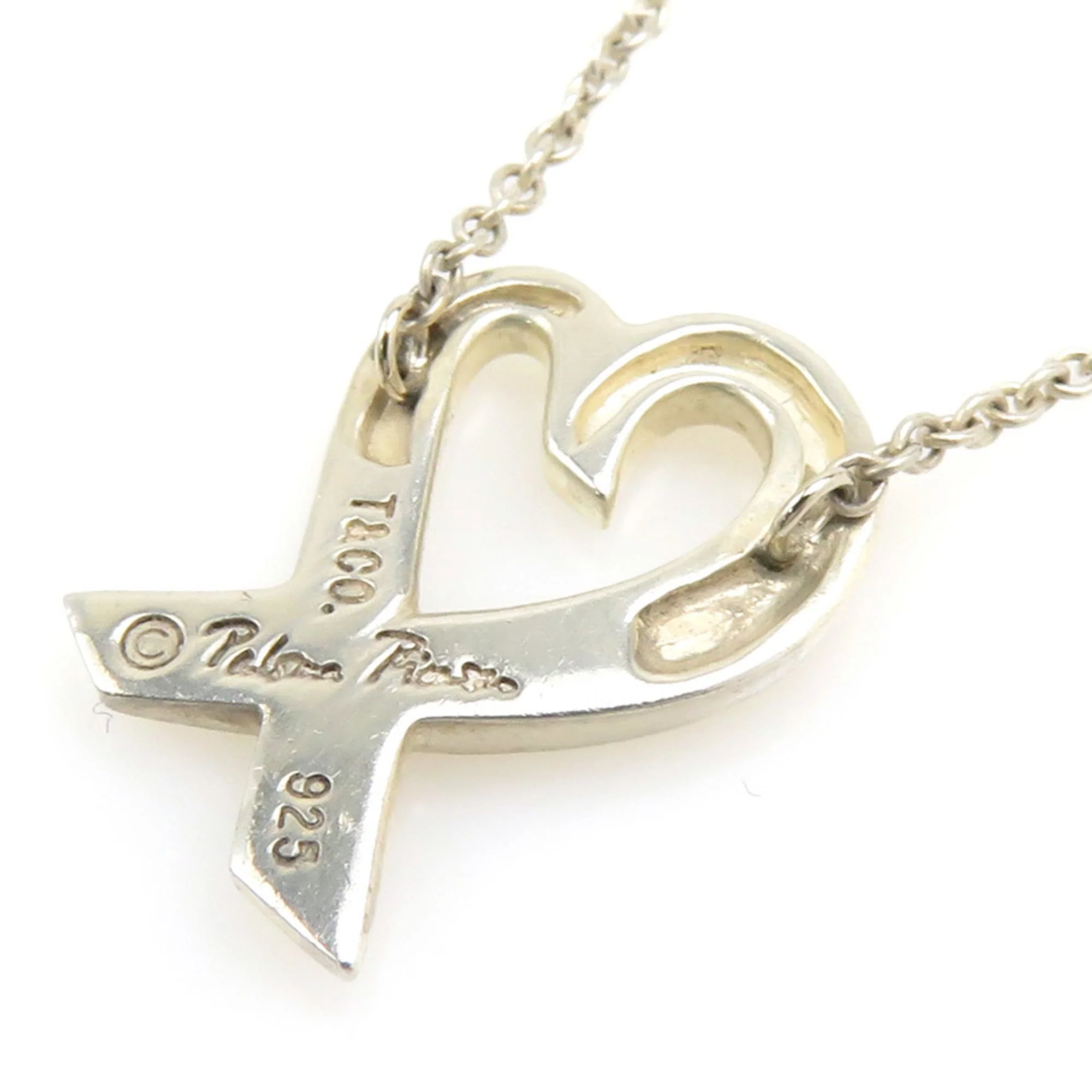 Loving Heart Pendant Necklace Sterling Silver - Image 4