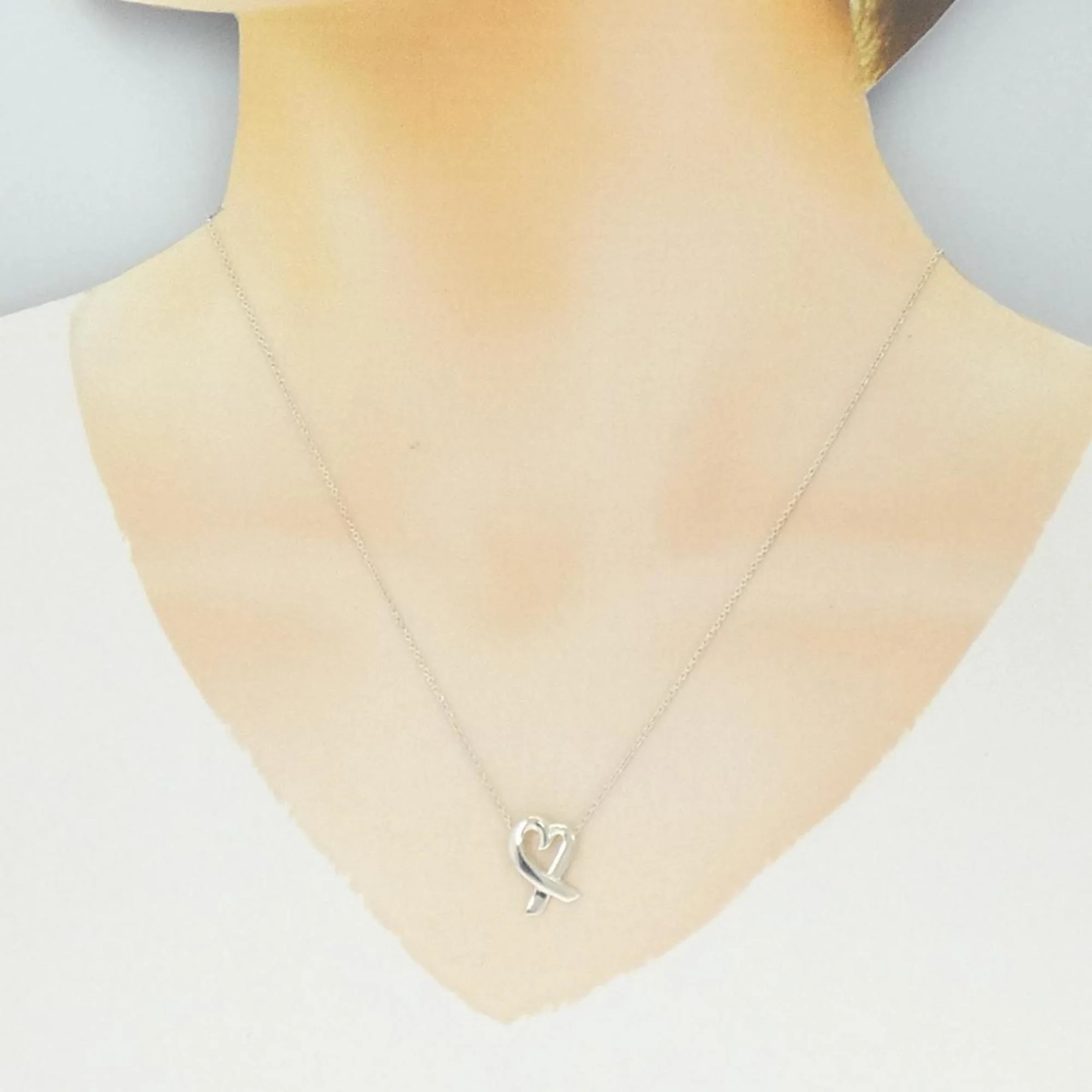 Loving Heart Small Pendant Necklace Sterling Silver - Image 6