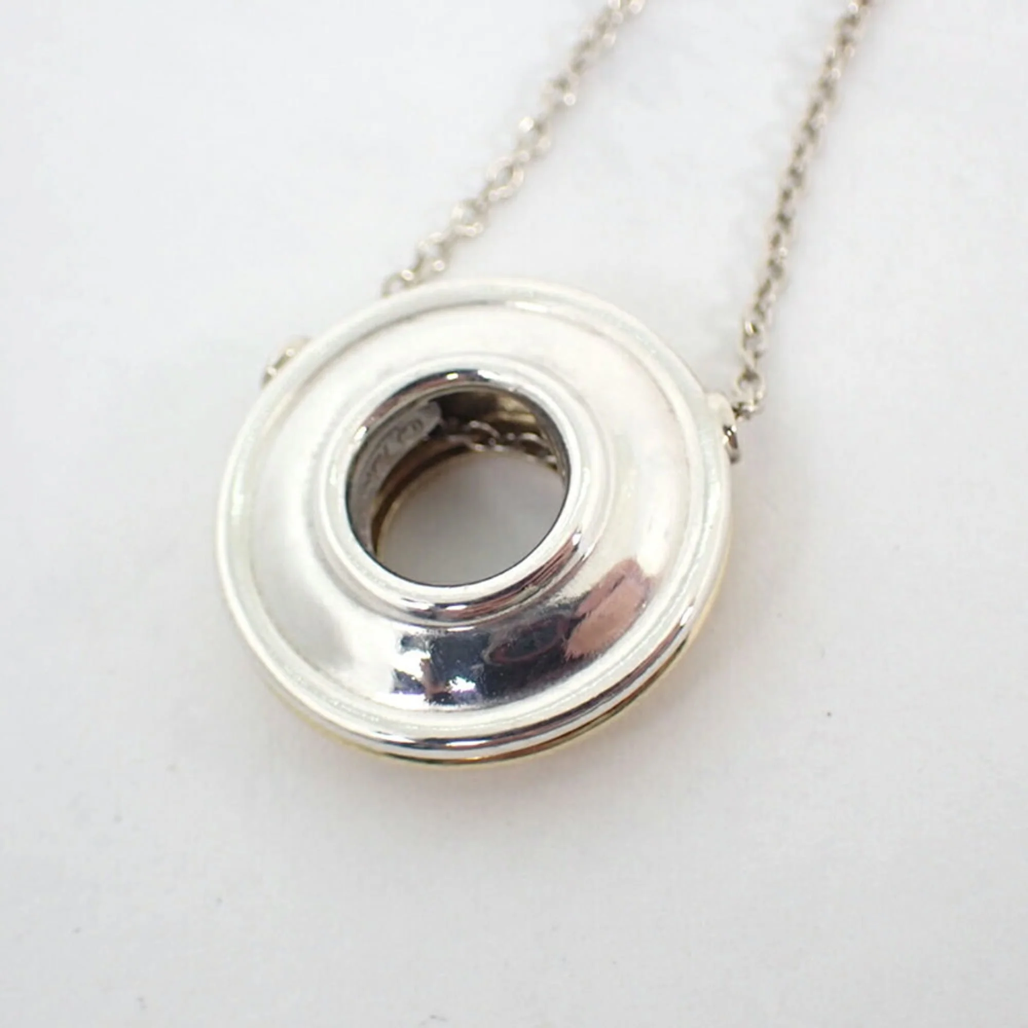 Magic Circle Pendant Necklace Sterling Silver - Image 9