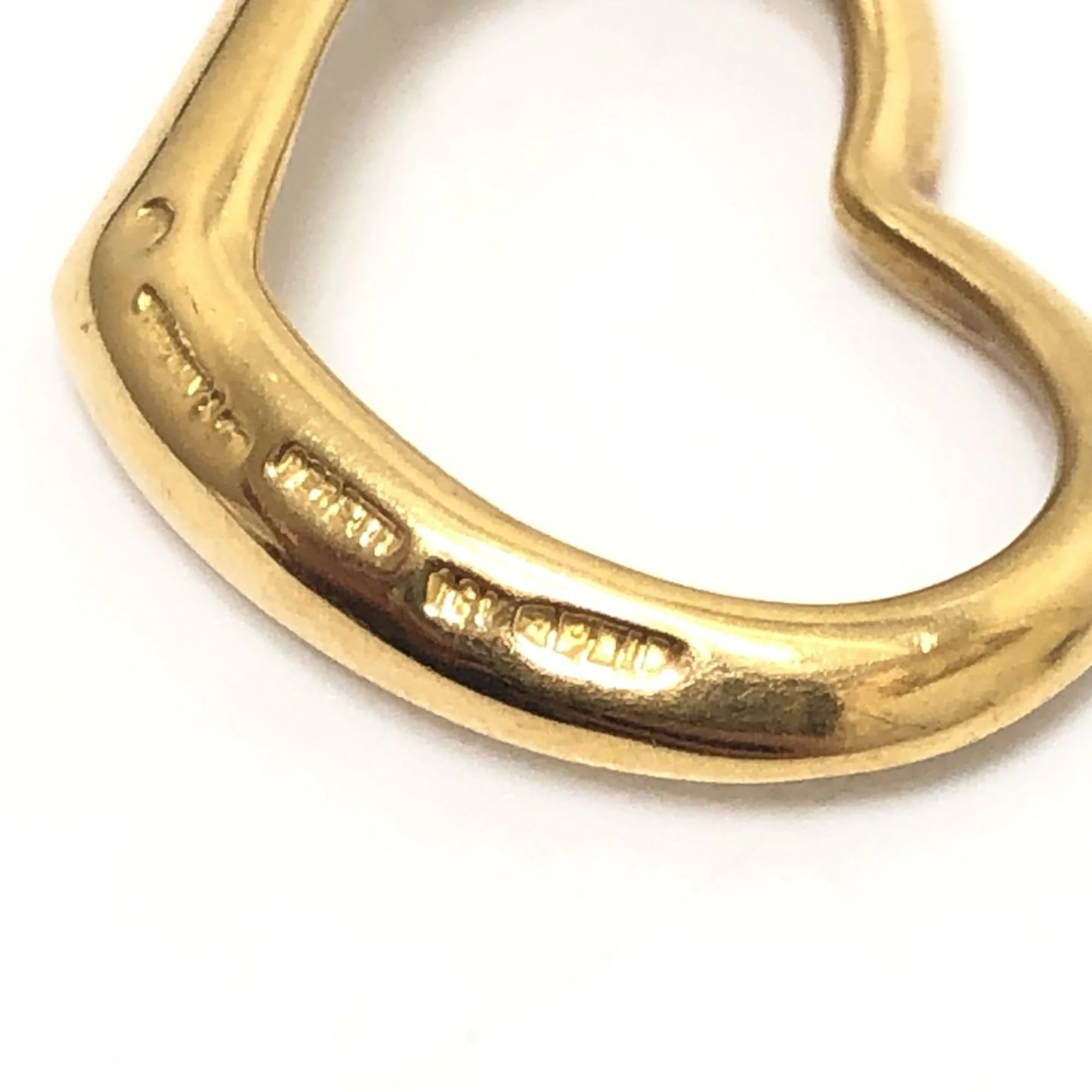 Open Heart Pendant Necklace 15mm - Image 8