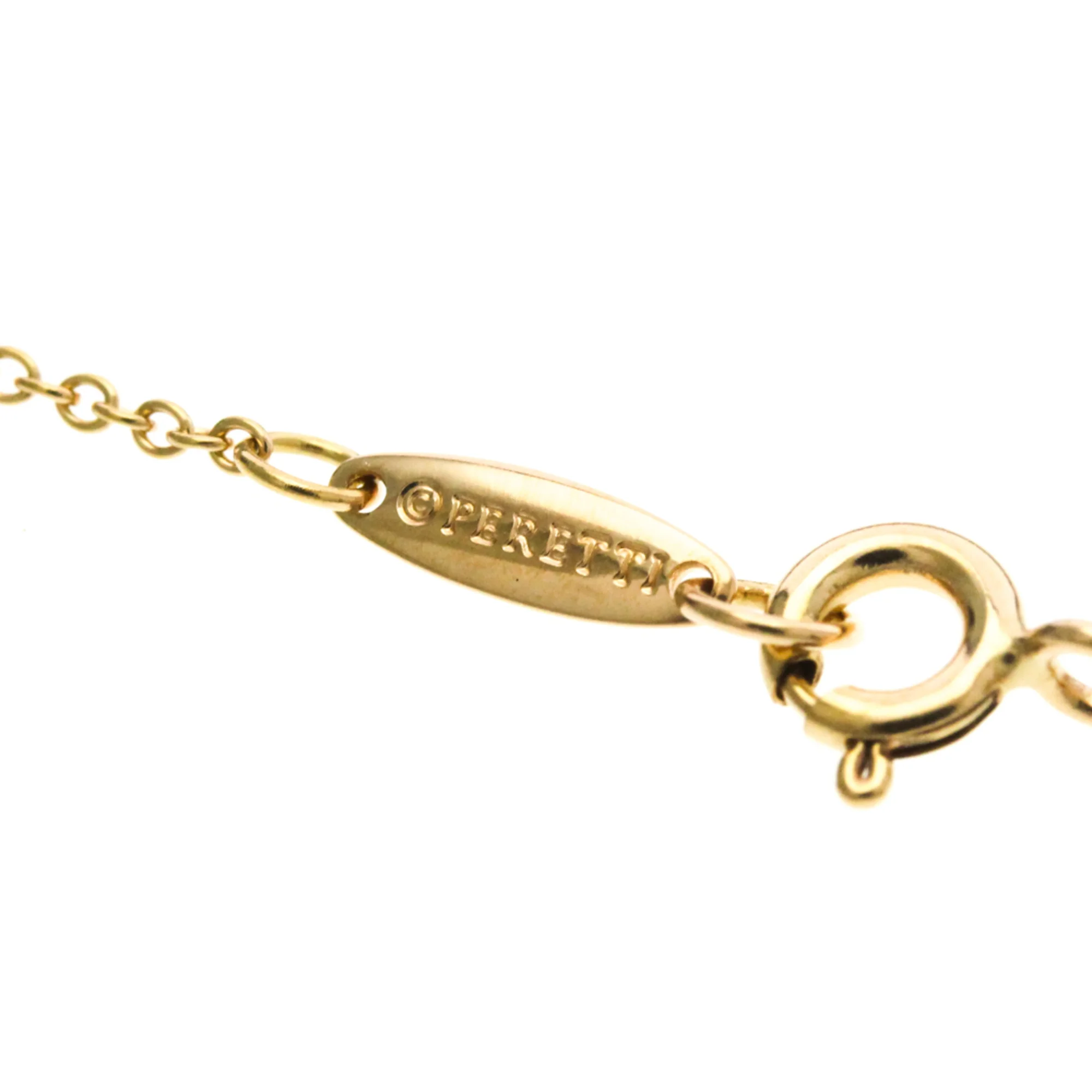 Open Heart Pendant Necklace 18K Rose Gold 15.8mm - Image 9
