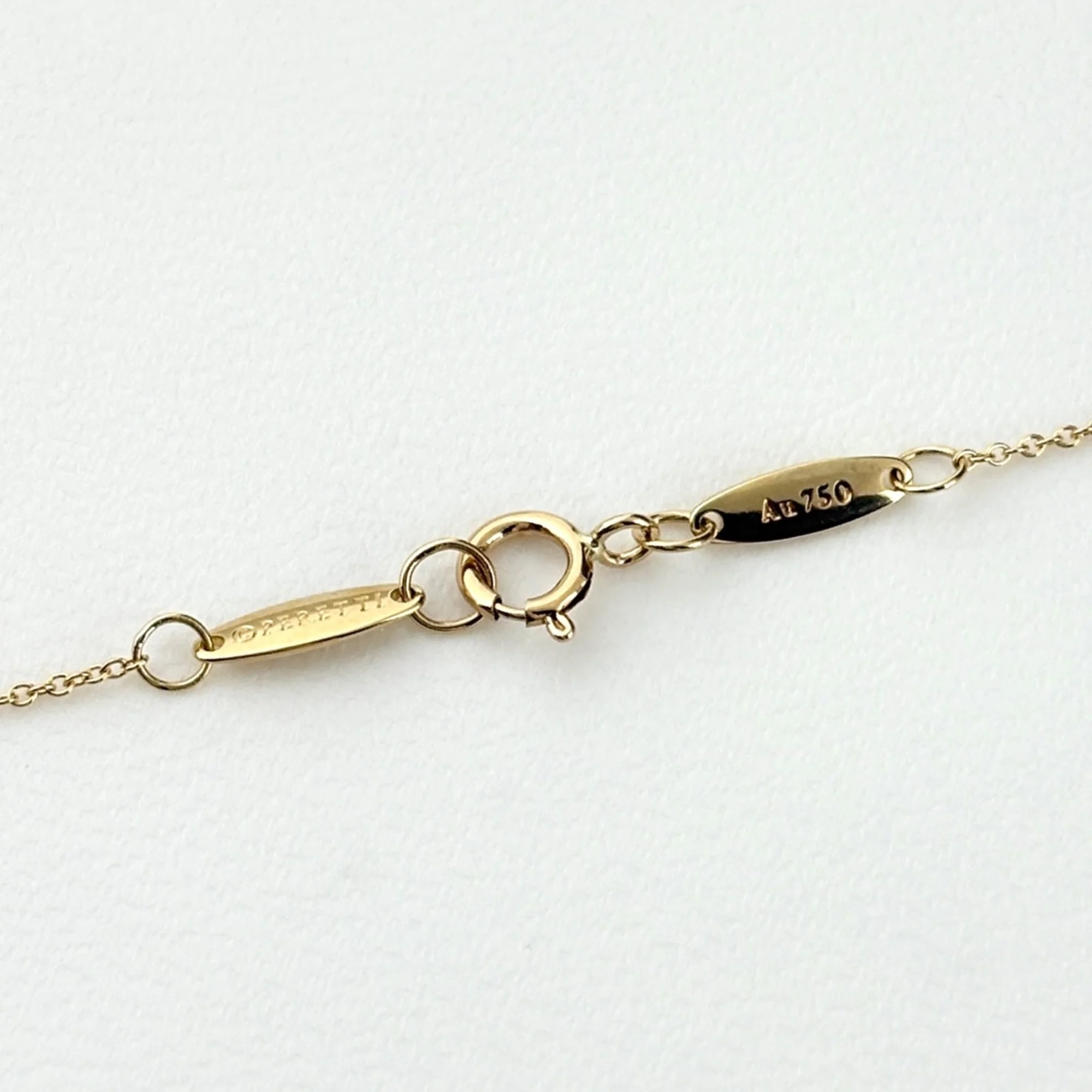 Open Heart Pendant Necklace 18K Yellow Gold 7mm - Image 5