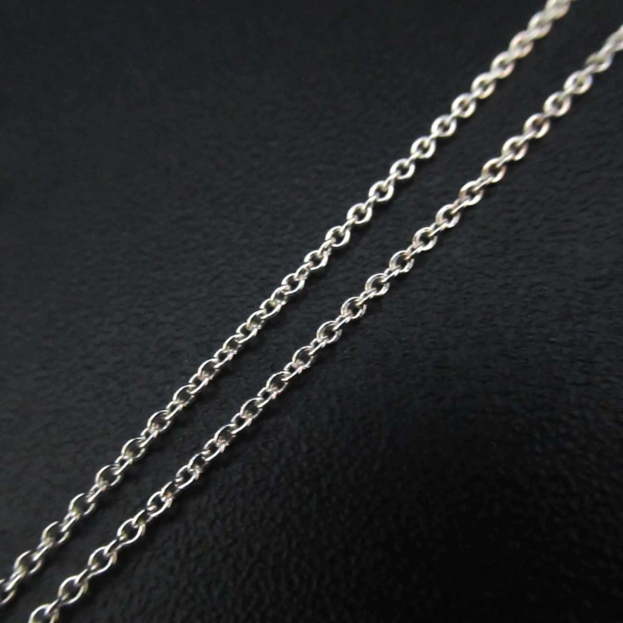 Open Heart Pendant Necklace Sterling Silver 10mm - Image 4
