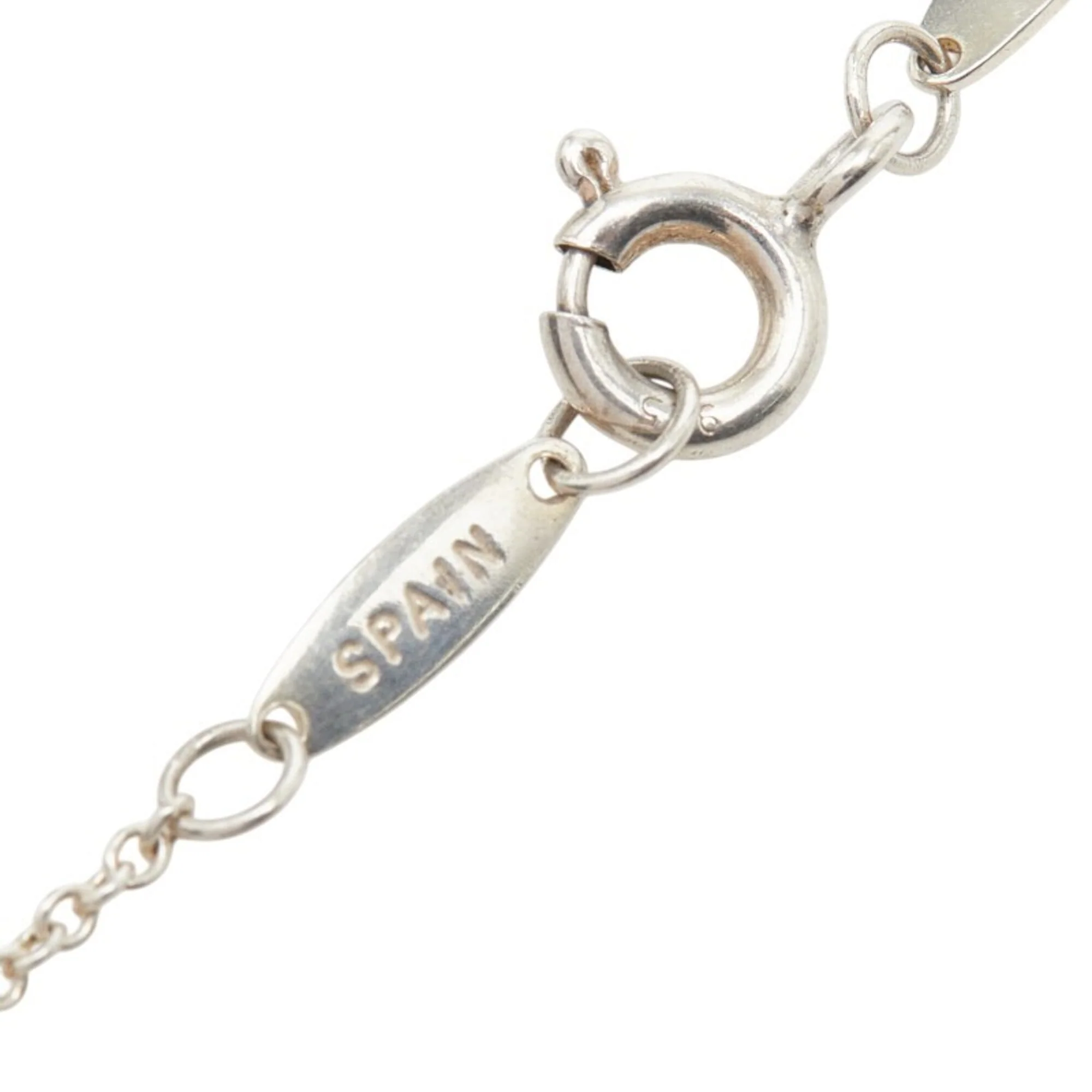 Open Heart Pendant Necklace Sterling Silver 13.7mm - Image 8