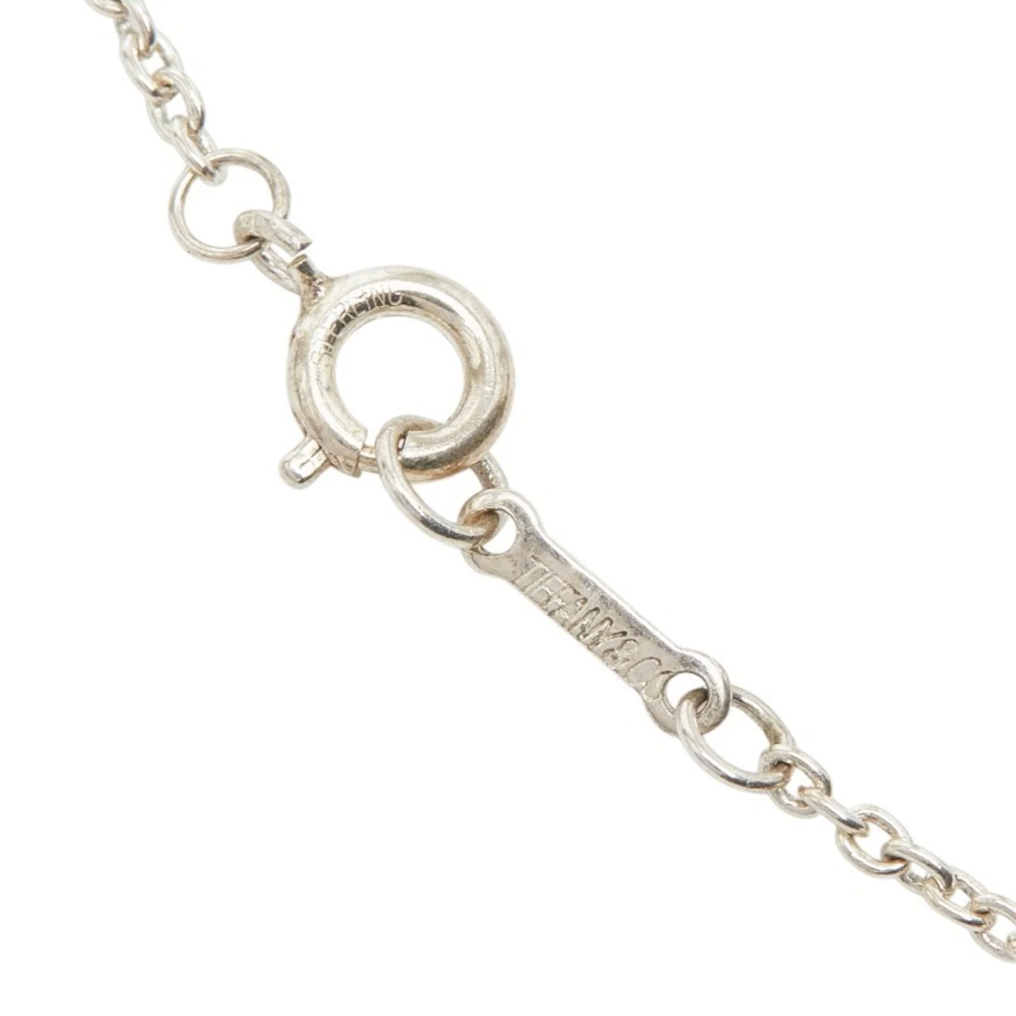 Open Heart Pendant Necklace Sterling Silver 19mm - Image 5