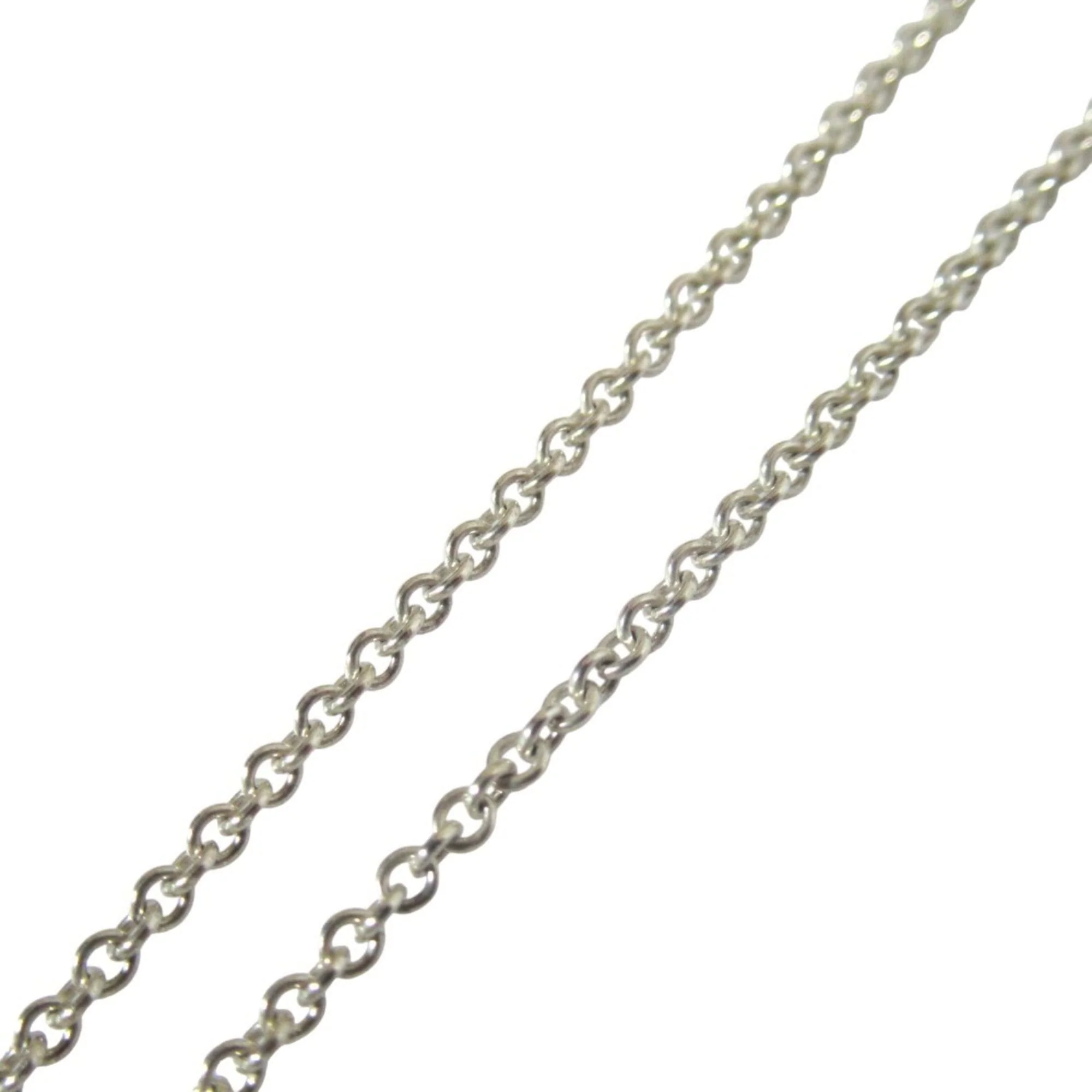 Open Heart Pendant Necklace Sterling Silver 22mm - Image 4