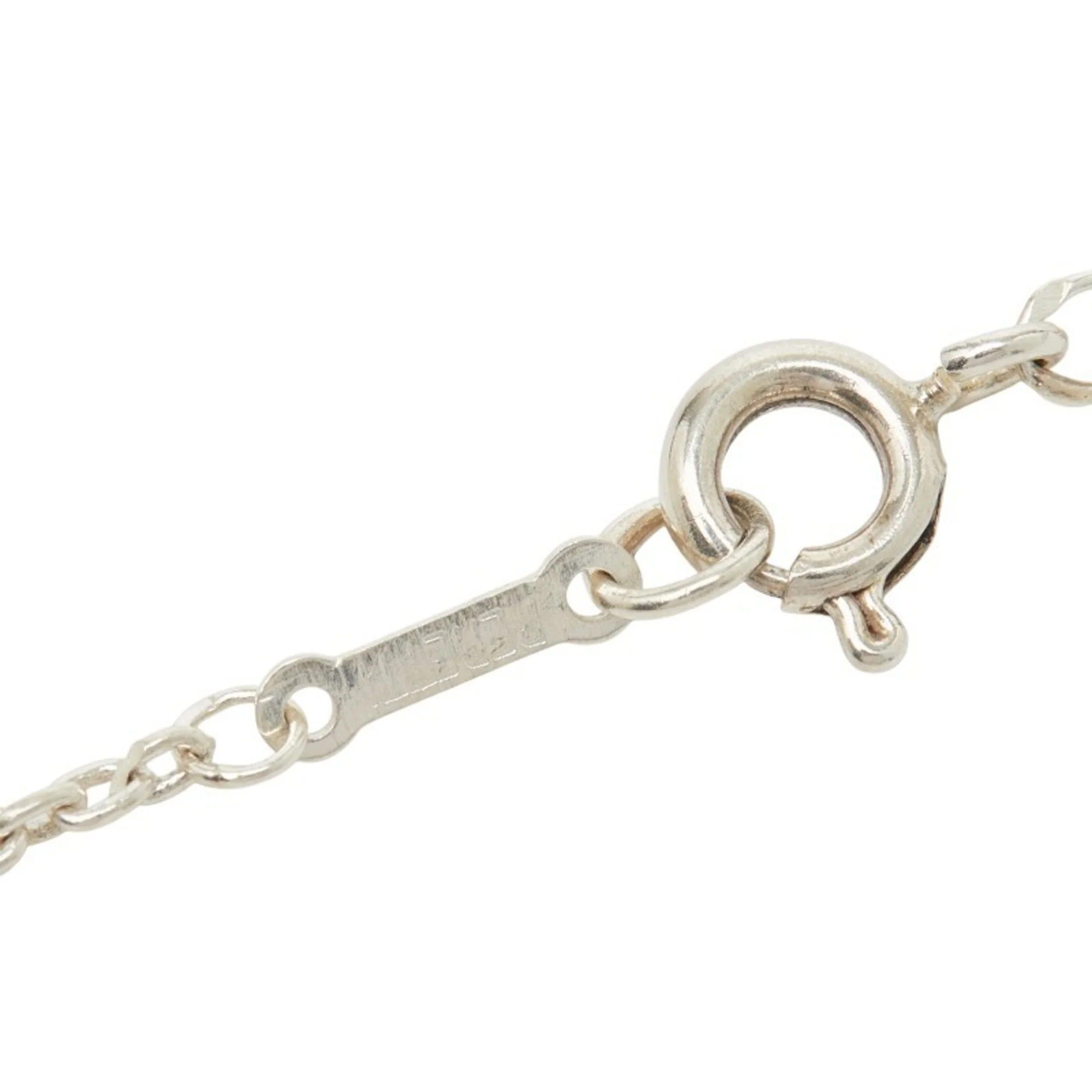 Open Heart Pendant Necklace Sterling Silver 27mm - Image 6