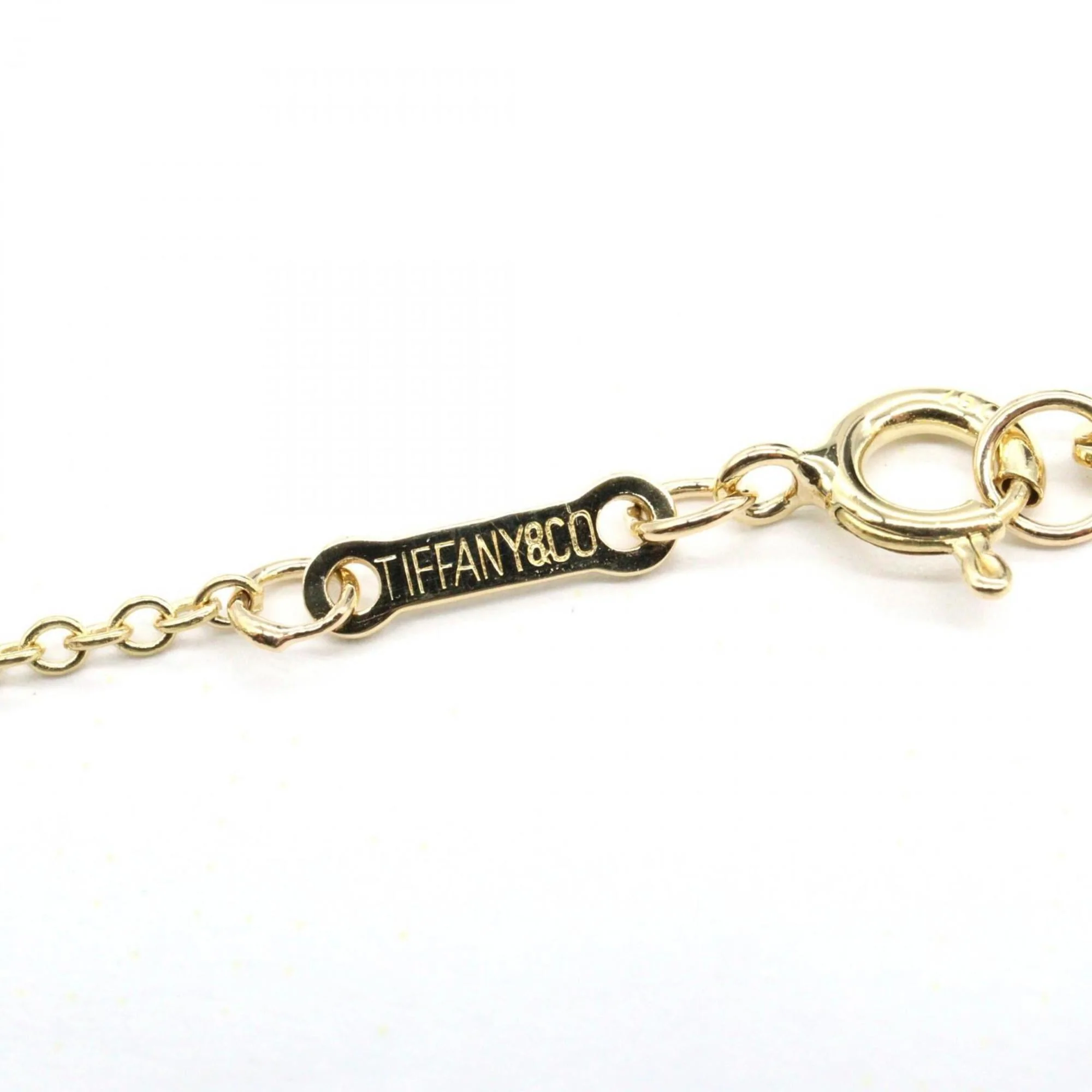 Open Teardrop Pendant Necklace 18K Yellow Gold - Image 3
