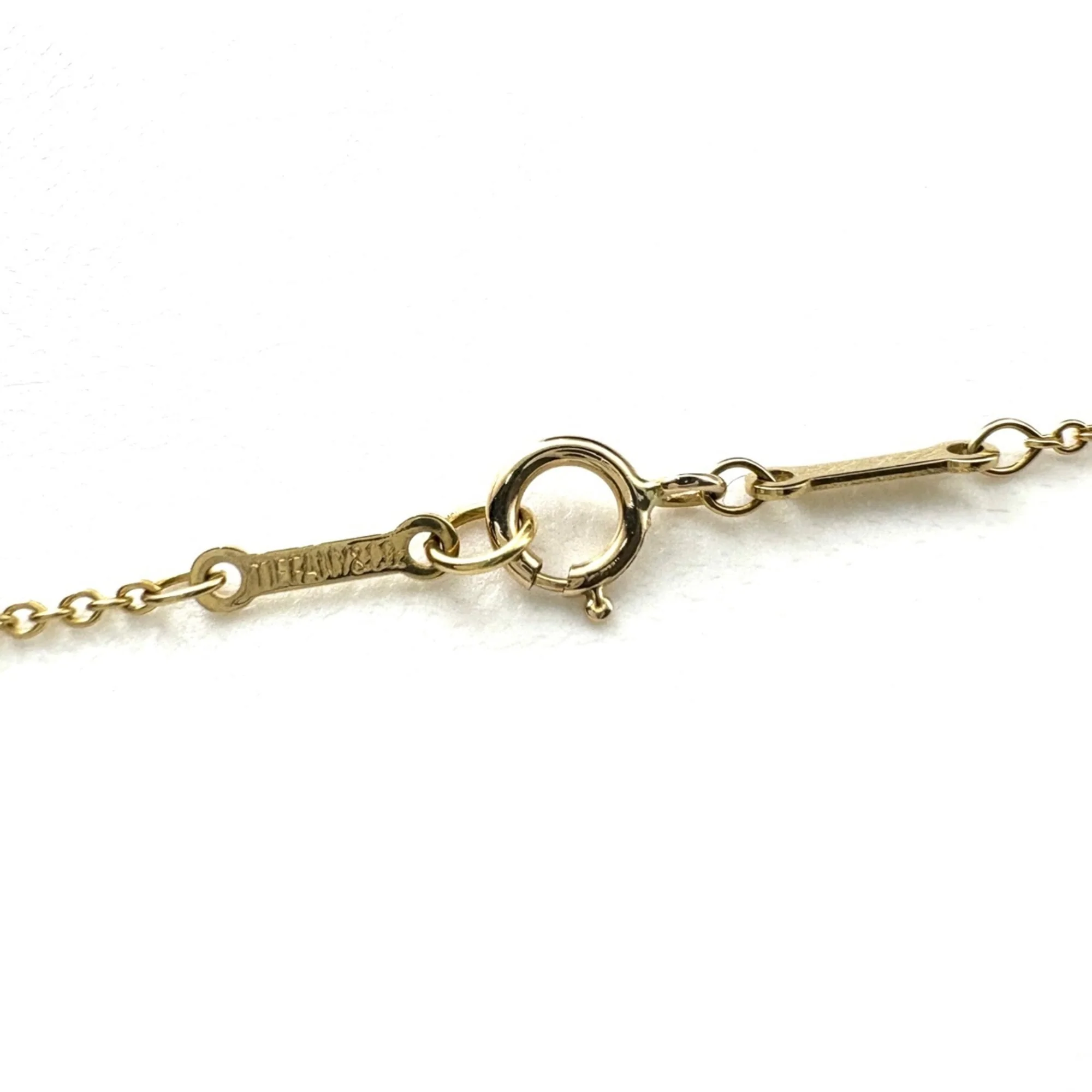 Pendant Necklace 18K Yellow Gold With Small Diamonds - Image 4