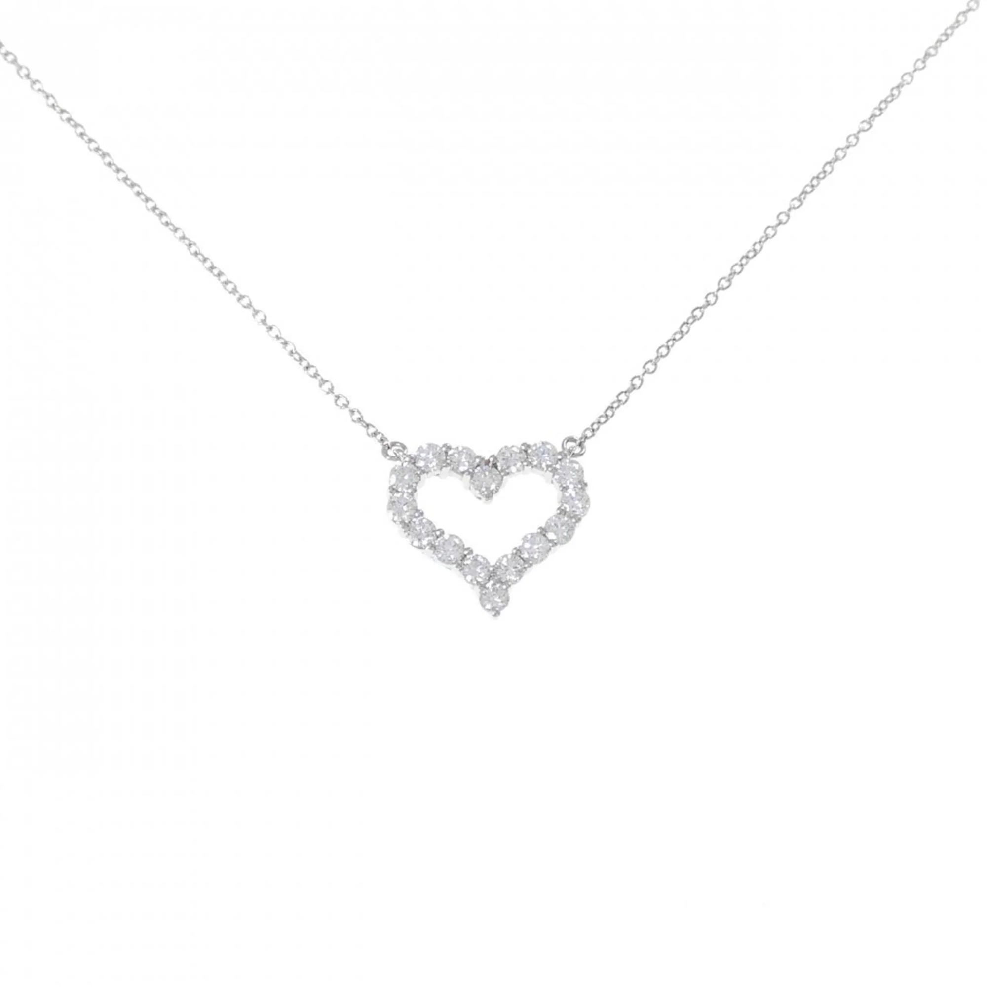 Pendant Necklace Platinum Small with Diamond