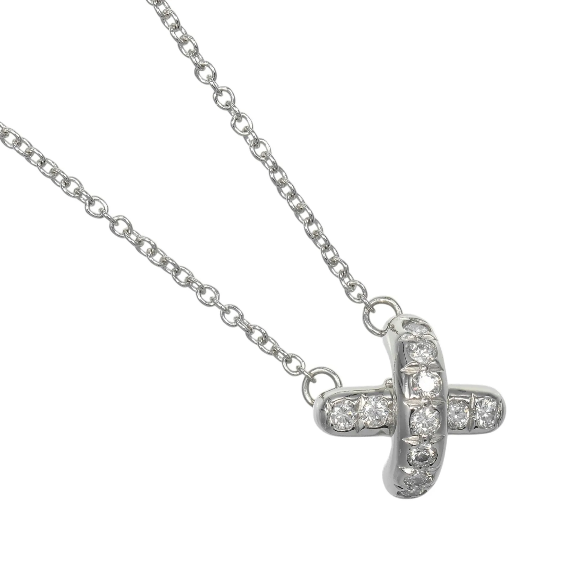 Pendant Necklace Platinum with Diamond